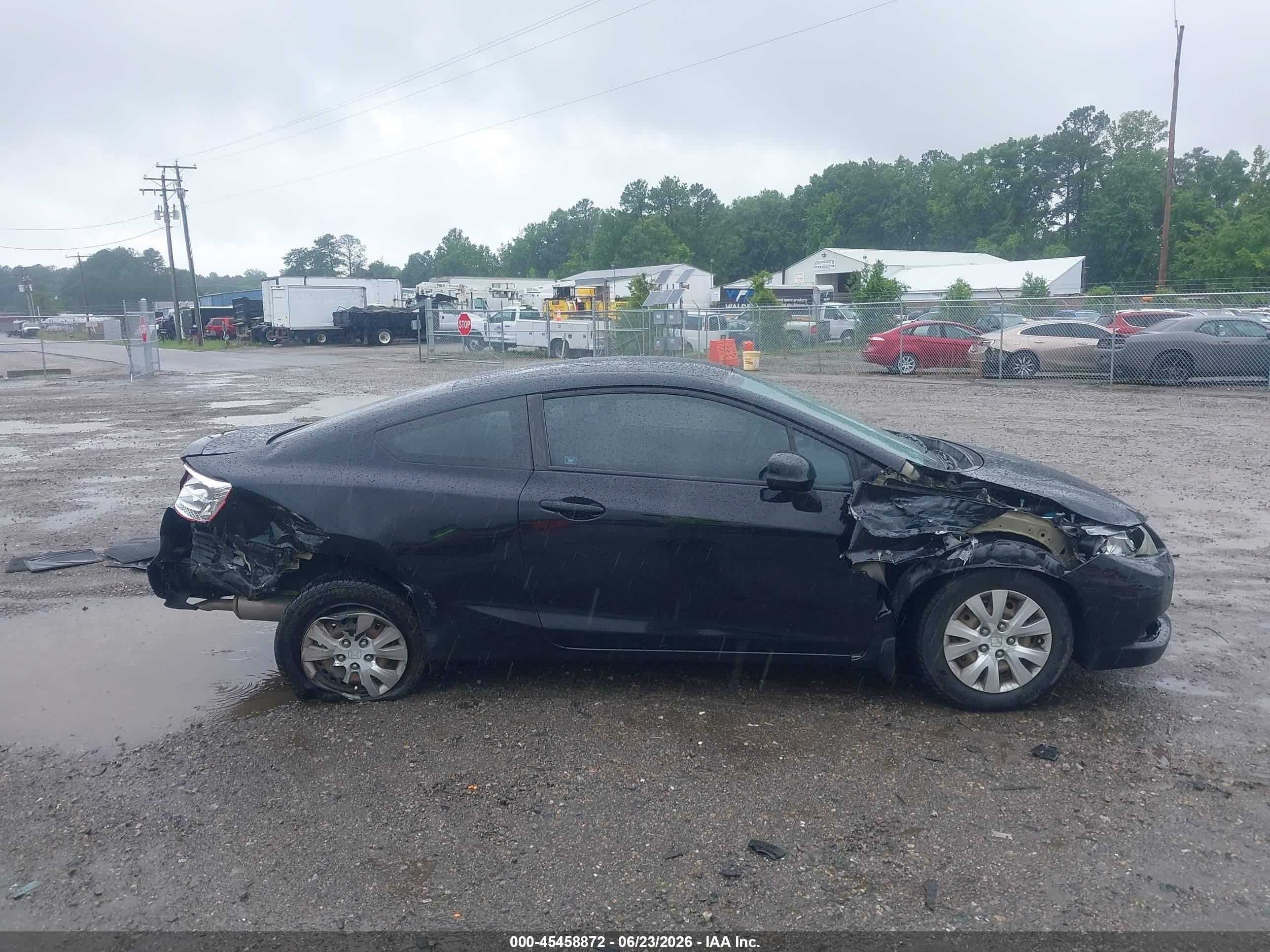 2012 Honda Civic Lx Черный vin: 2HGFG3B52CH525014
