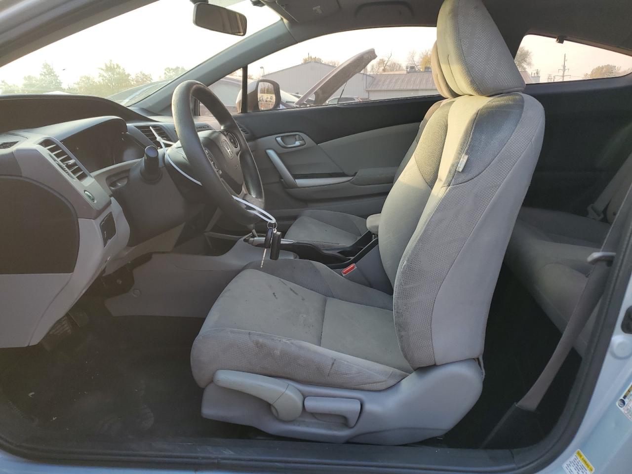 2012 Honda Civic Lx Gray vin: 2HGFG3B52CH542881