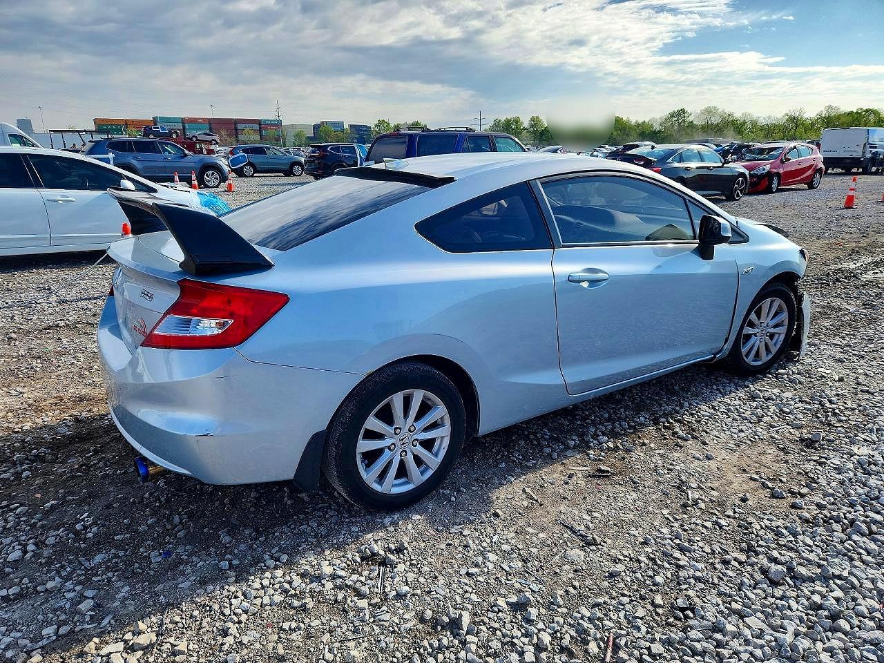 2012 Honda Civic Lx Turquoise vin: 2HGFG3B52CH542881