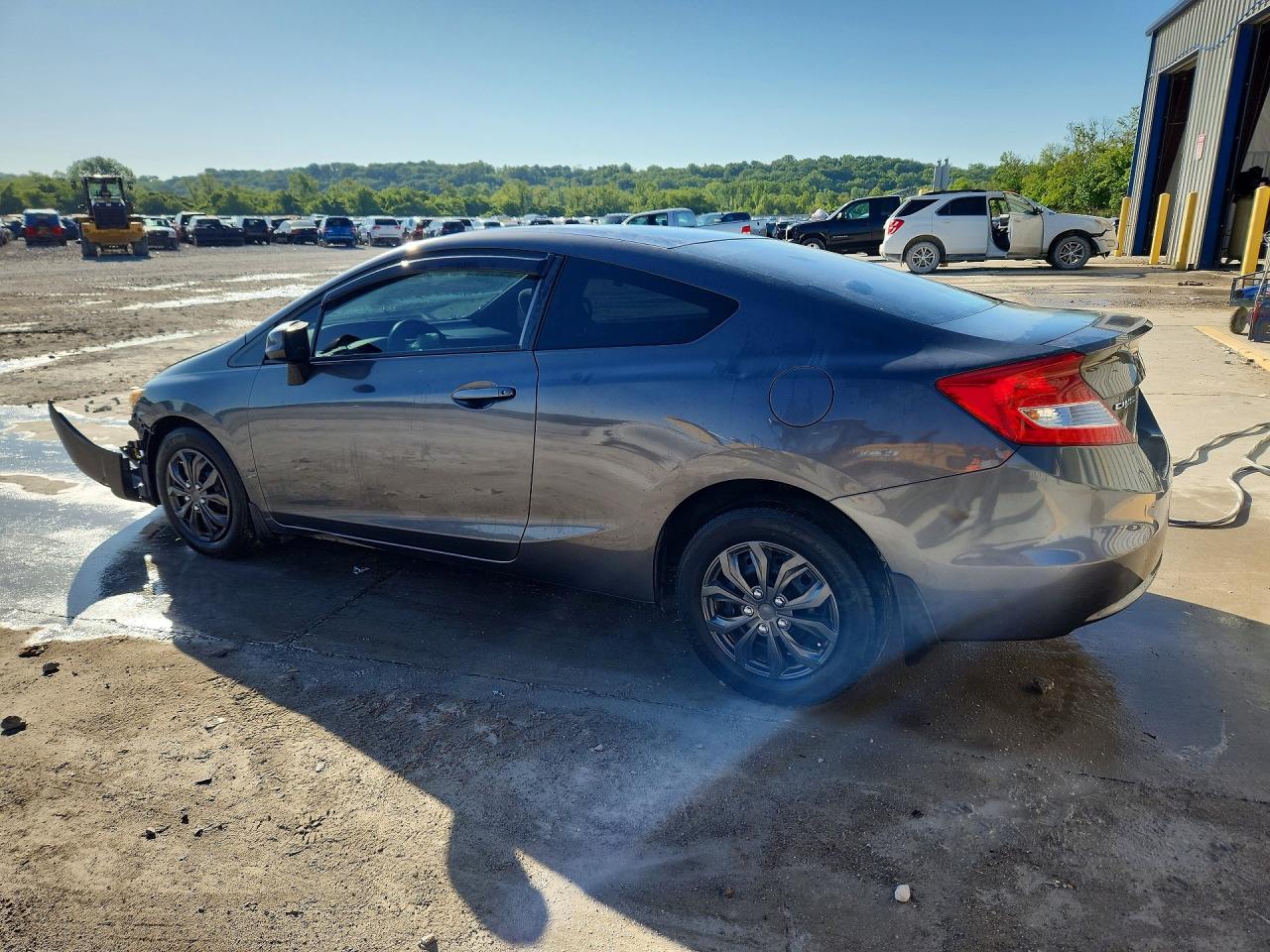2012 Honda Civic Lx Gray vin: 2HGFG3B52CH561253