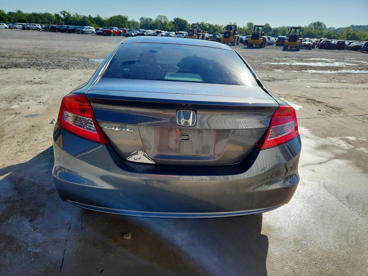 2012 Honda Civic Lx Gray vin: 2HGFG3B52CH561253