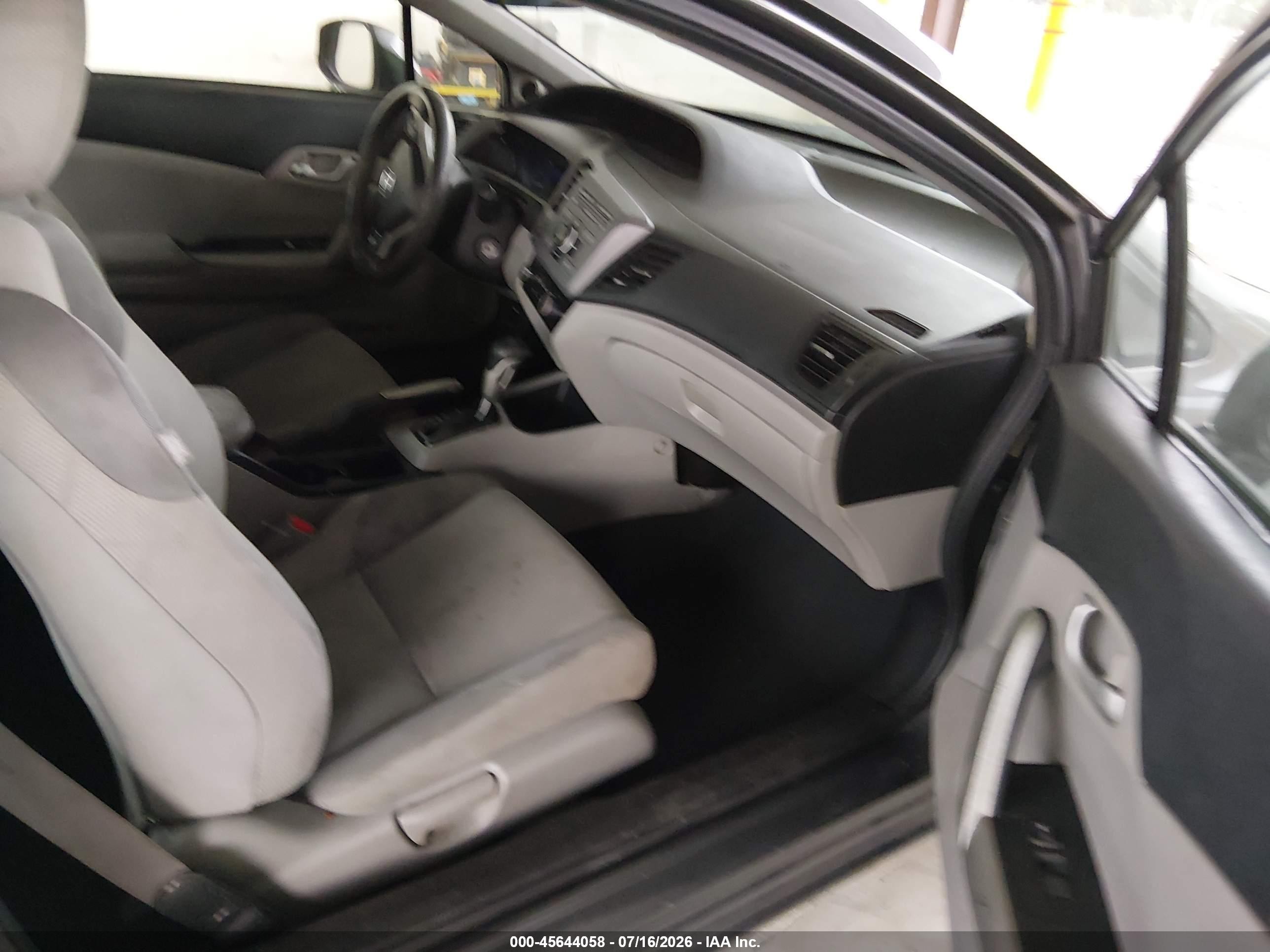 2012 Honda Civic Lx Gray vin: 2HGFG3B52CH563780