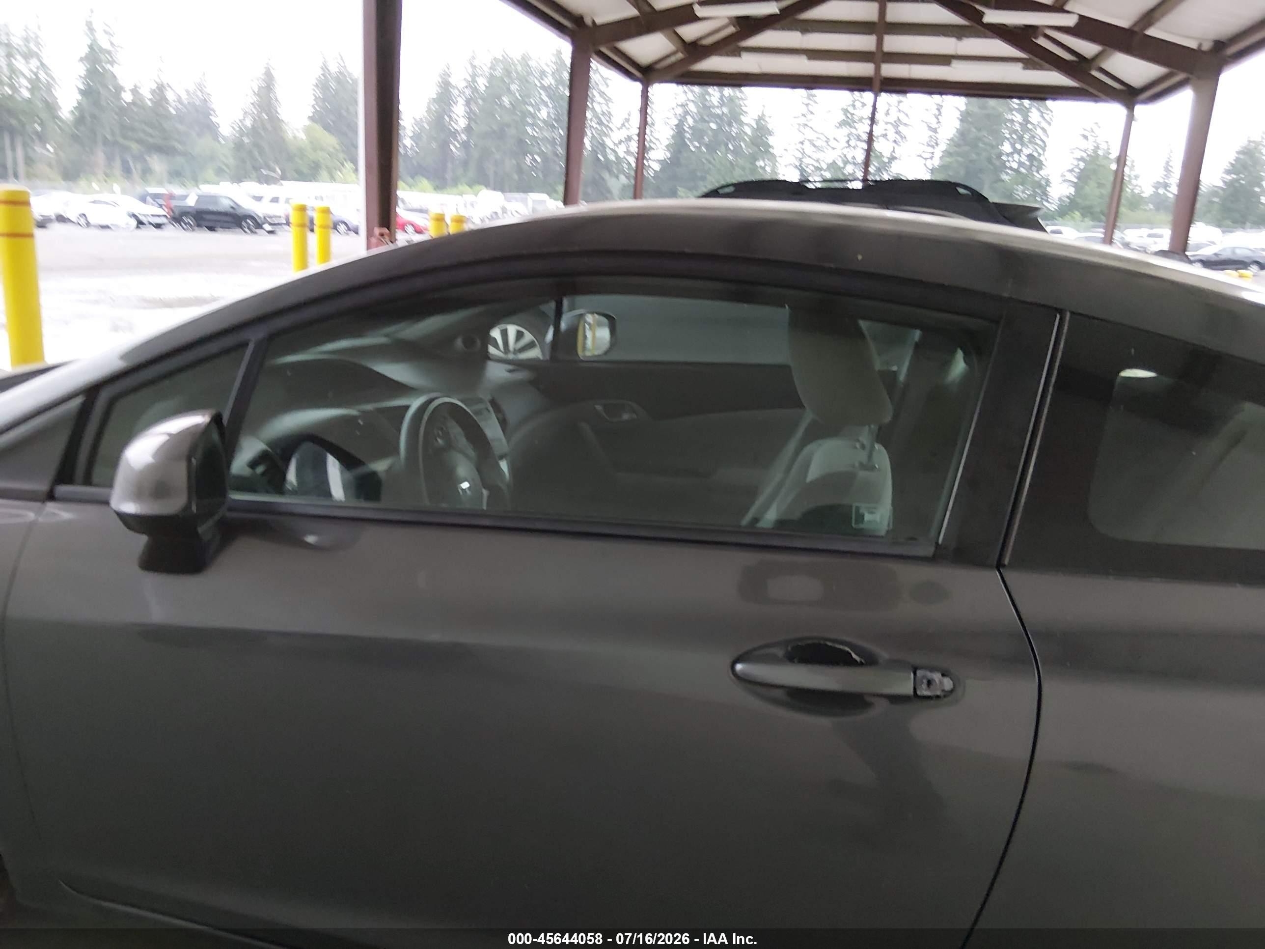2012 Honda Civic Lx Gray vin: 2HGFG3B52CH563780