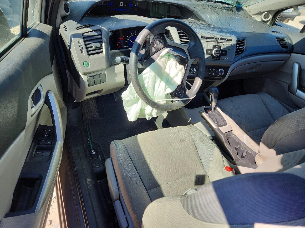 2012 Honda Civic Lx Серый vin: 2HGFG3B52CH566517