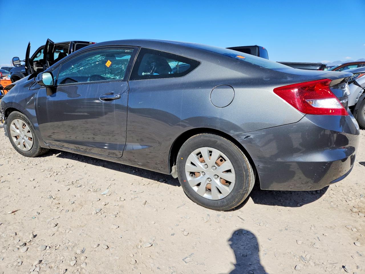 2012 Honda Civic Lx Серый vin: 2HGFG3B52CH566517