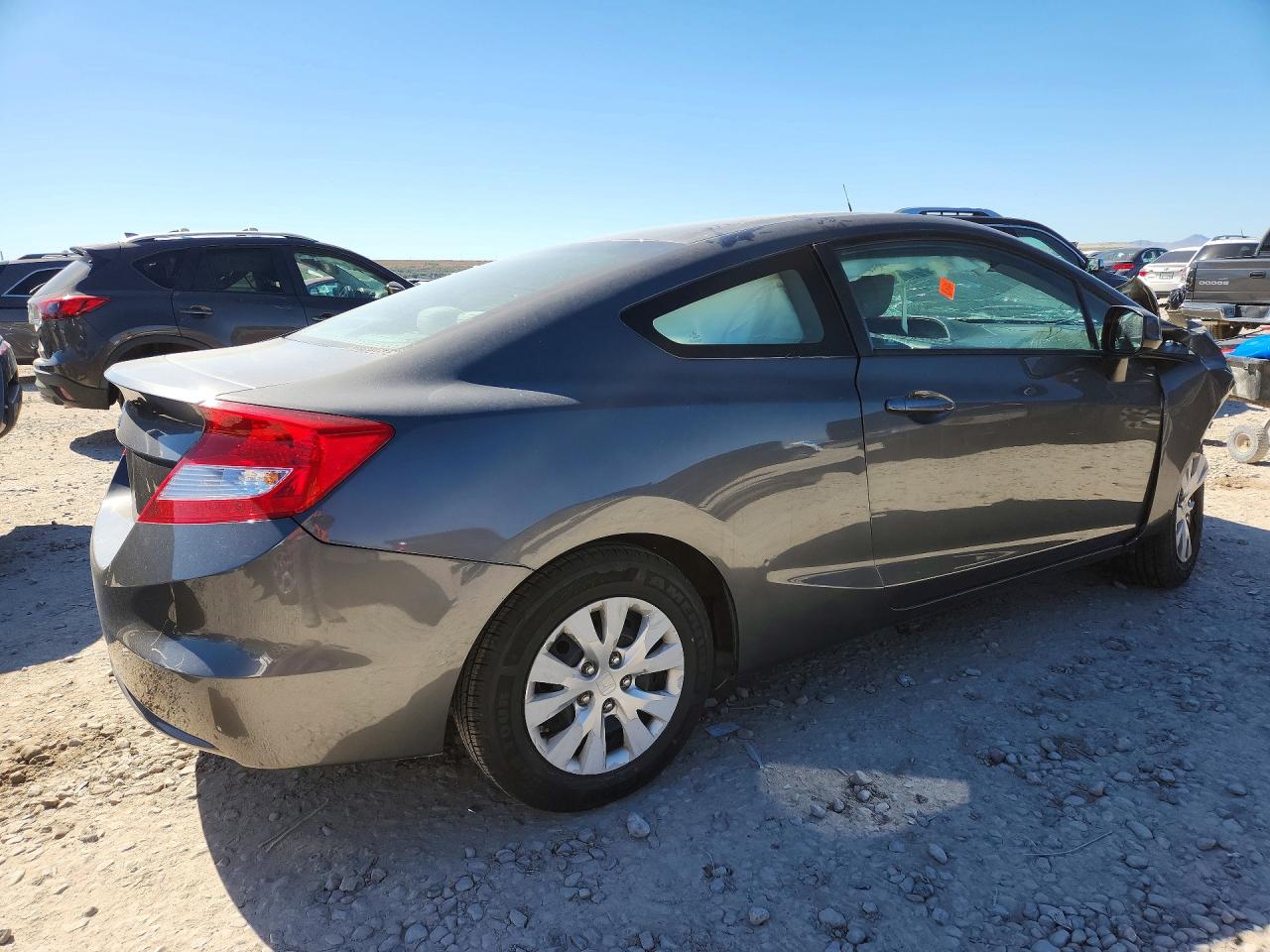 2012 Honda Civic Lx Серый vin: 2HGFG3B52CH566517