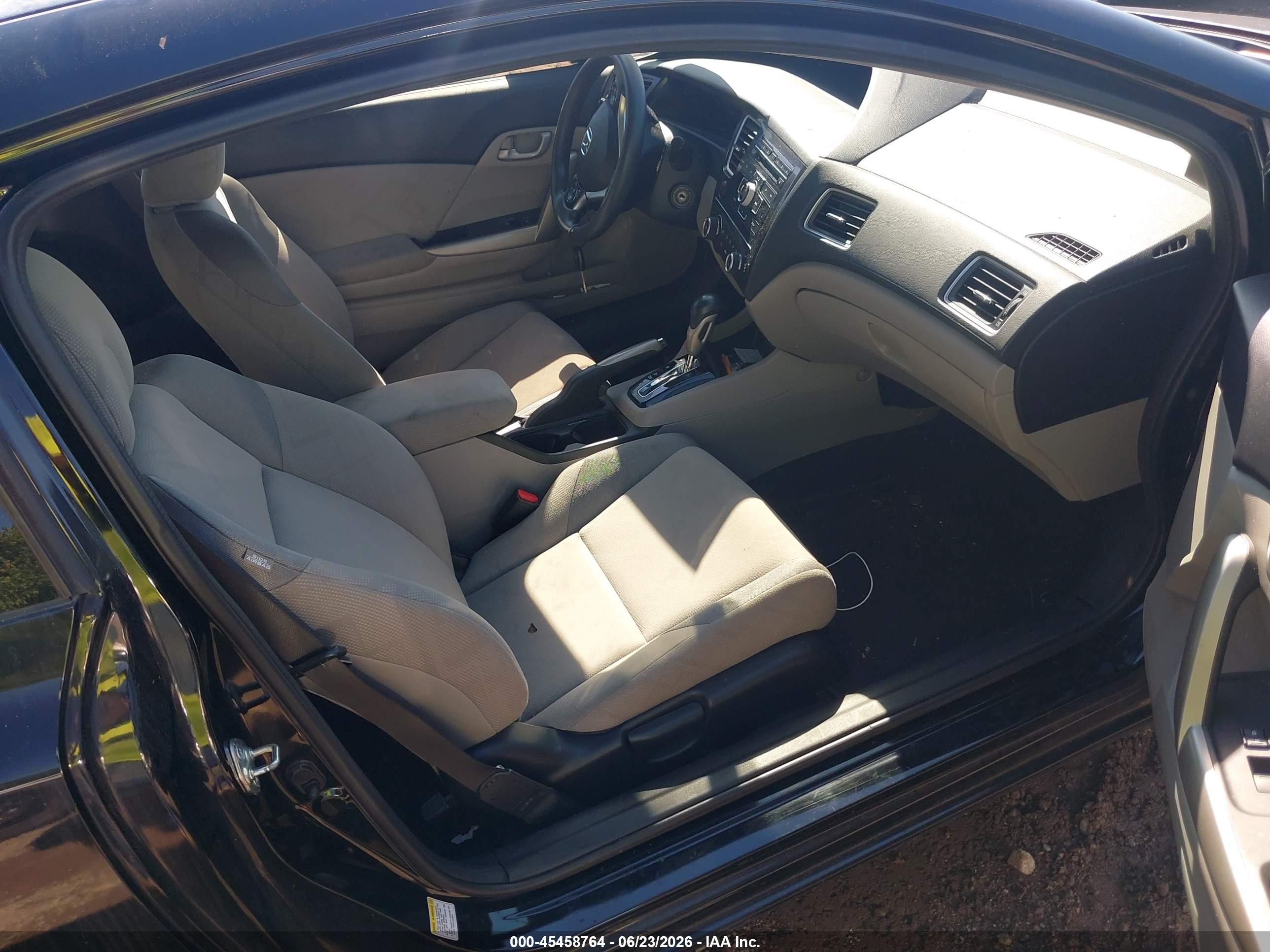 2013 Honda Civic Lx Black vin: 2HGFG3B52DH501748