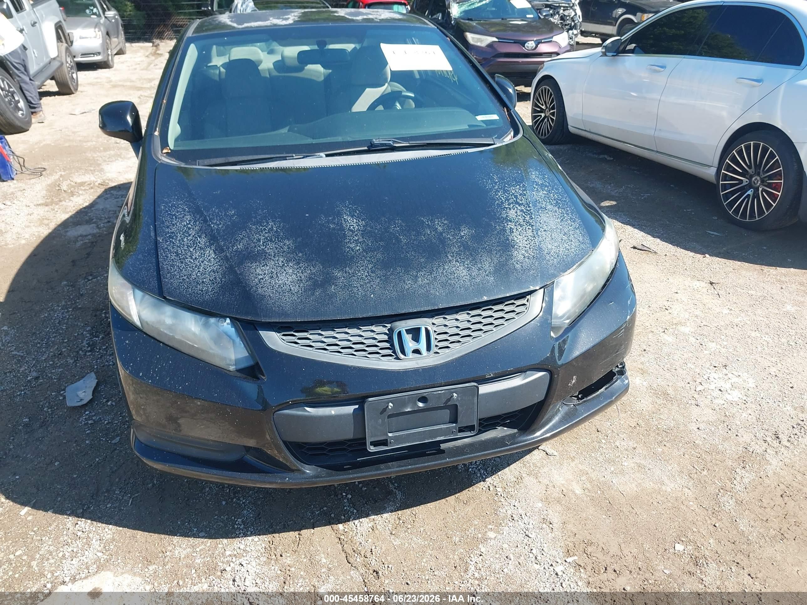 2013 Honda Civic Lx Black vin: 2HGFG3B52DH501748