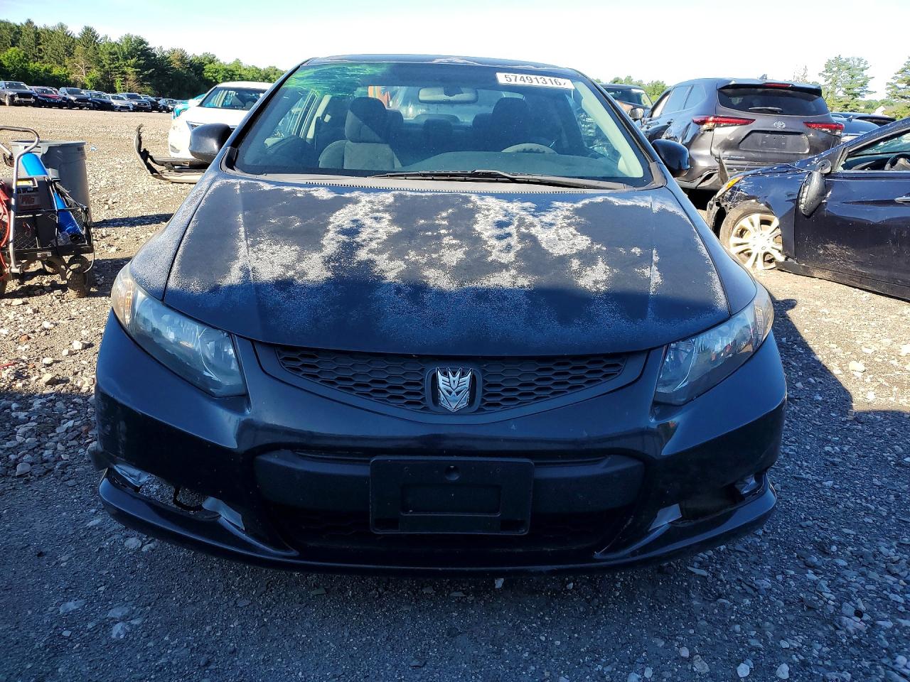 2013 Honda Civic Lx Black vin: 2HGFG3B52DH504262
