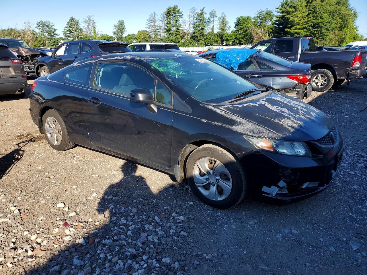 2013 Honda Civic Lx Black vin: 2HGFG3B52DH504262