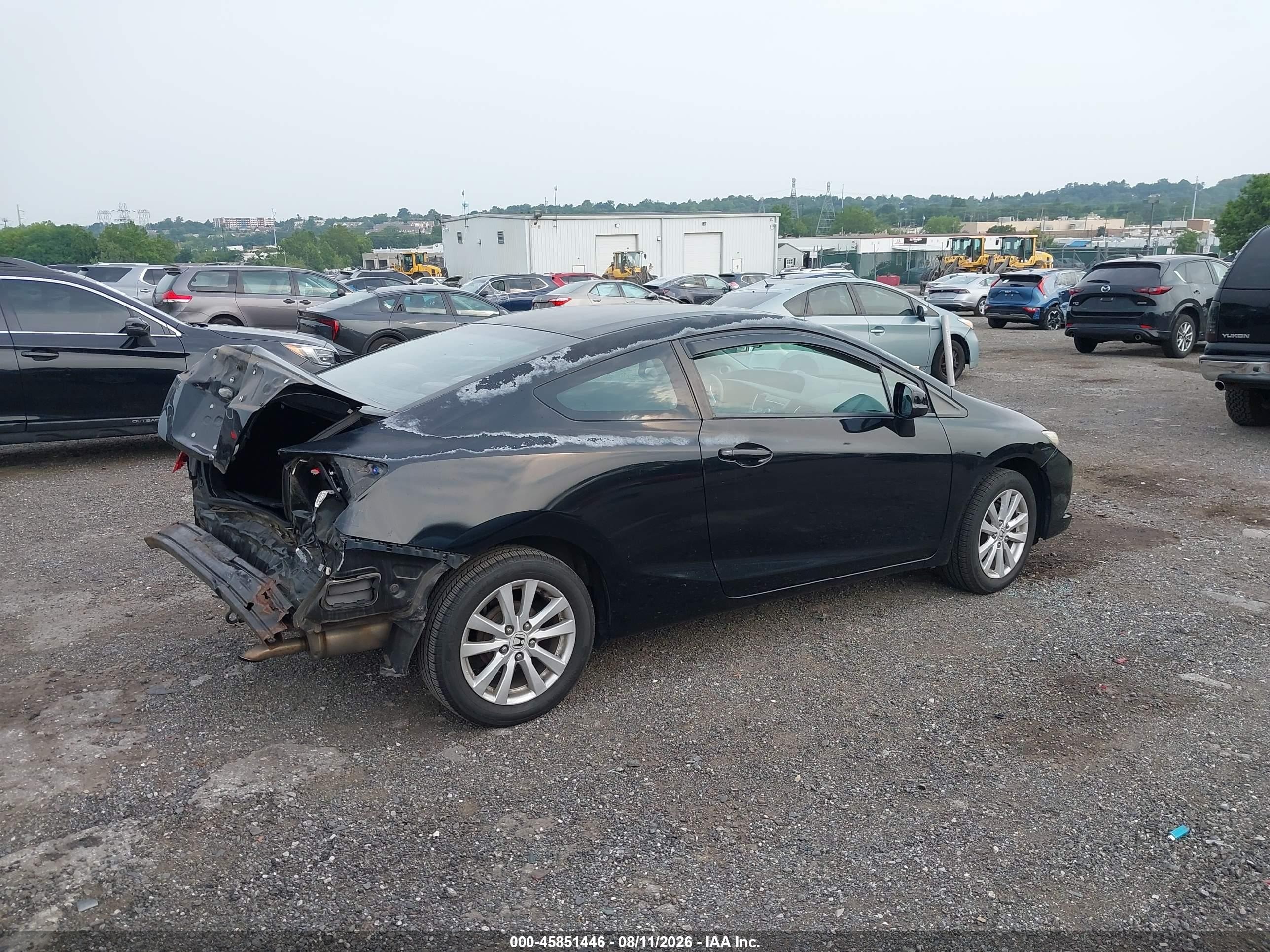 2013 Honda Civic Lx Black vin: 2HGFG3B52DH508487