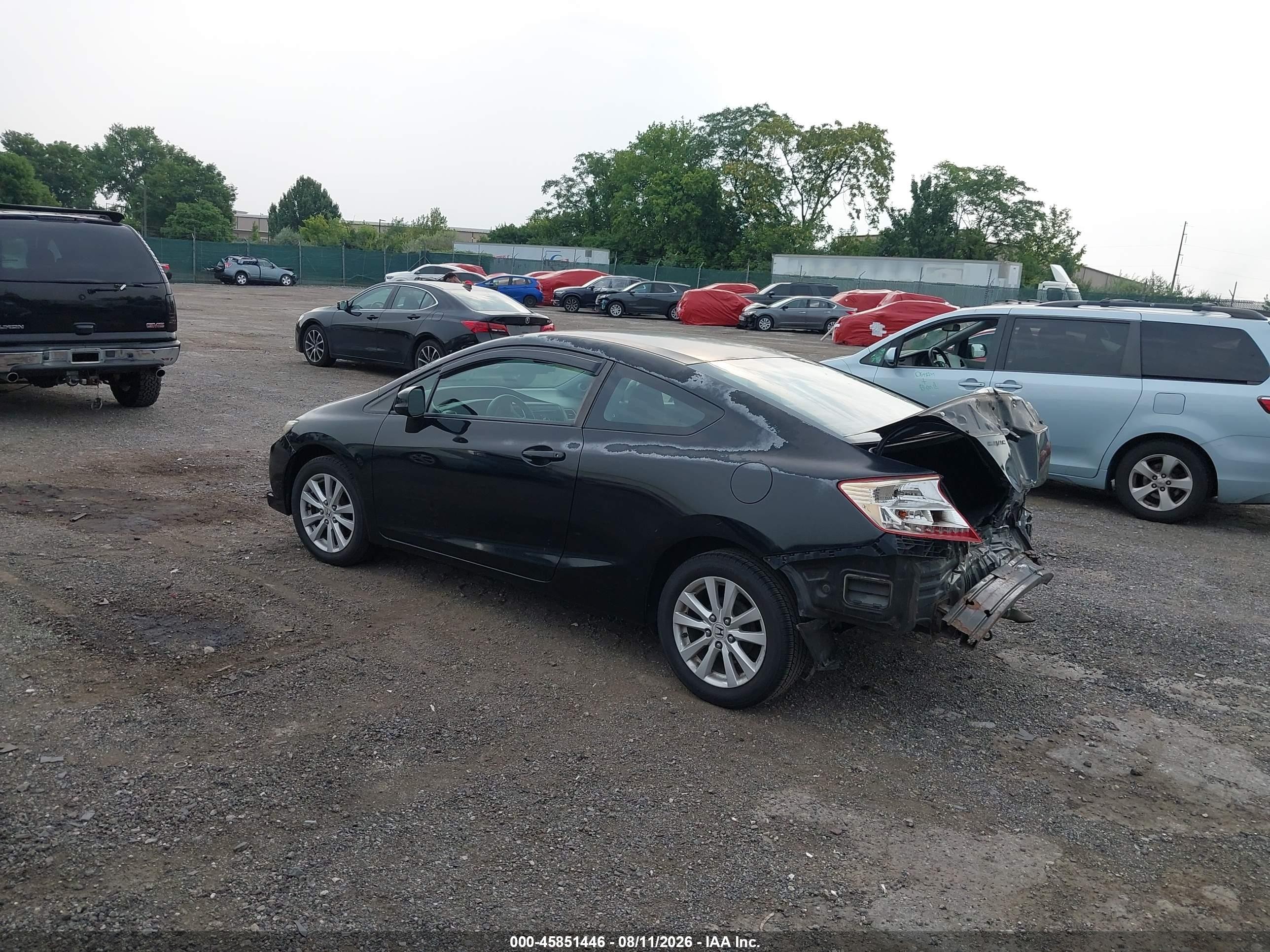 2013 Honda Civic Lx Black vin: 2HGFG3B52DH508487
