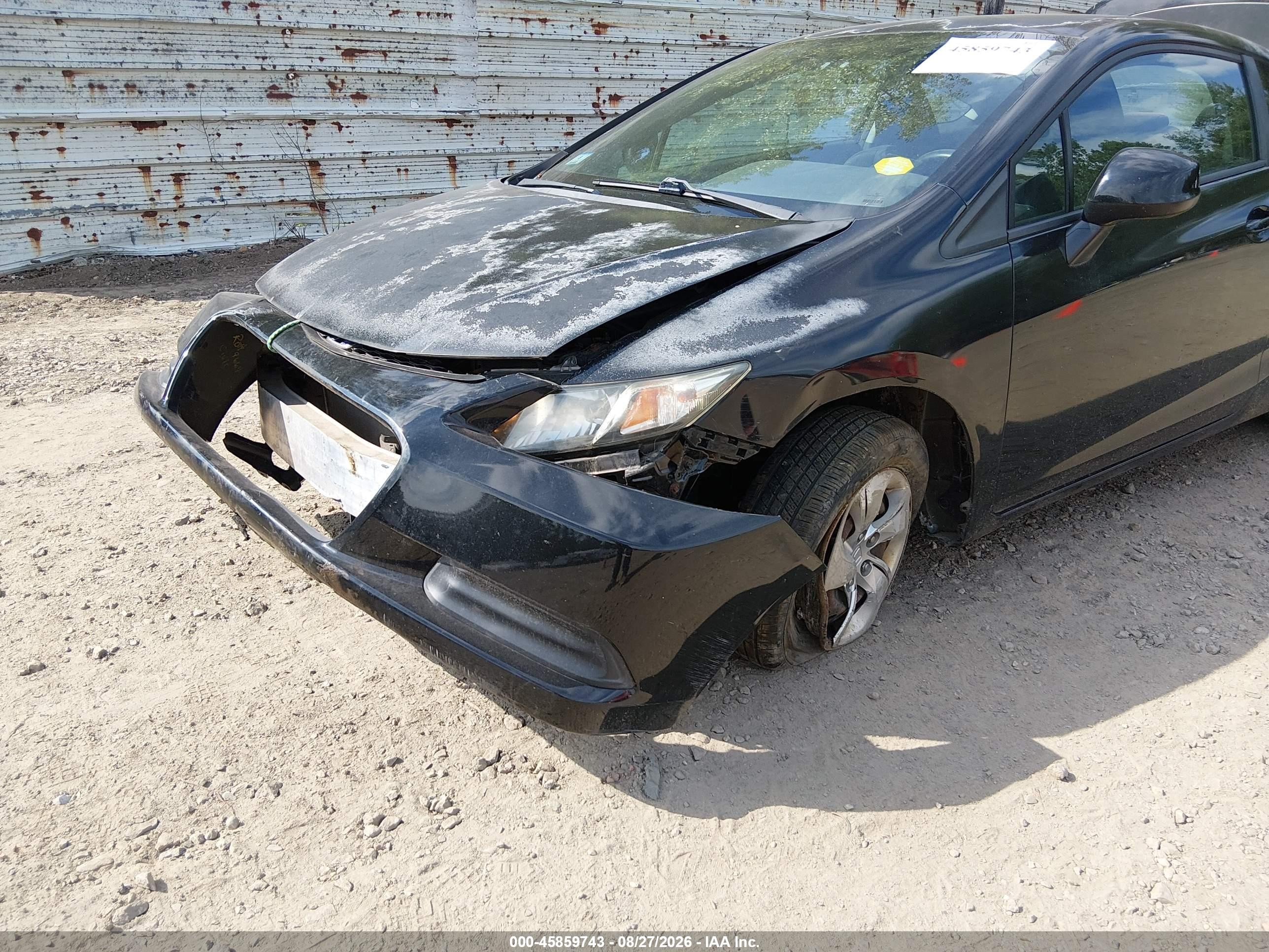 2013 Honda Civic Lx Black vin: 2HGFG3B52DH515388