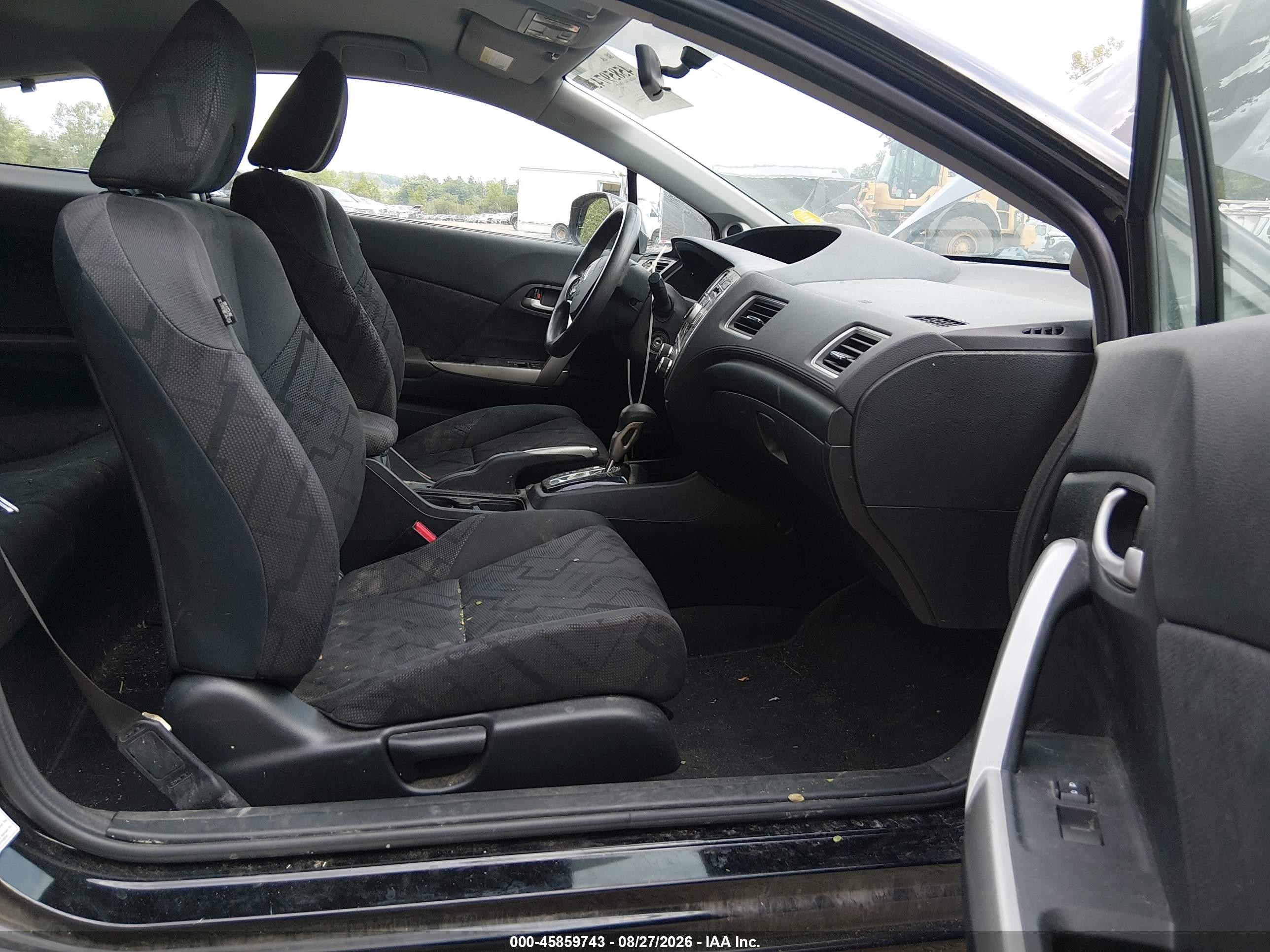 2013 Honda Civic Lx Black vin: 2HGFG3B52DH515388