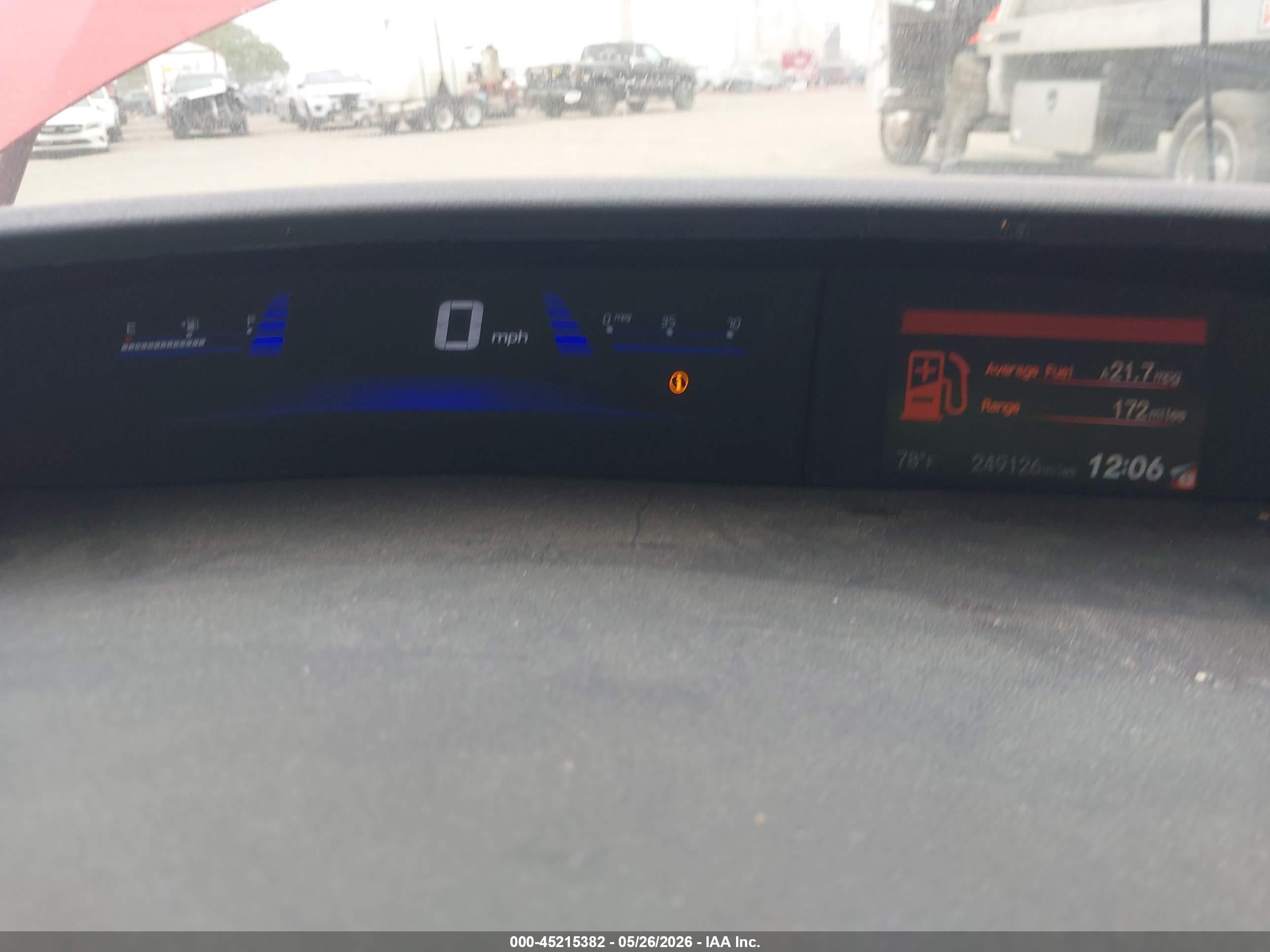2013 Honda Civic Lx Red vin: 2HGFG3B52DH523393