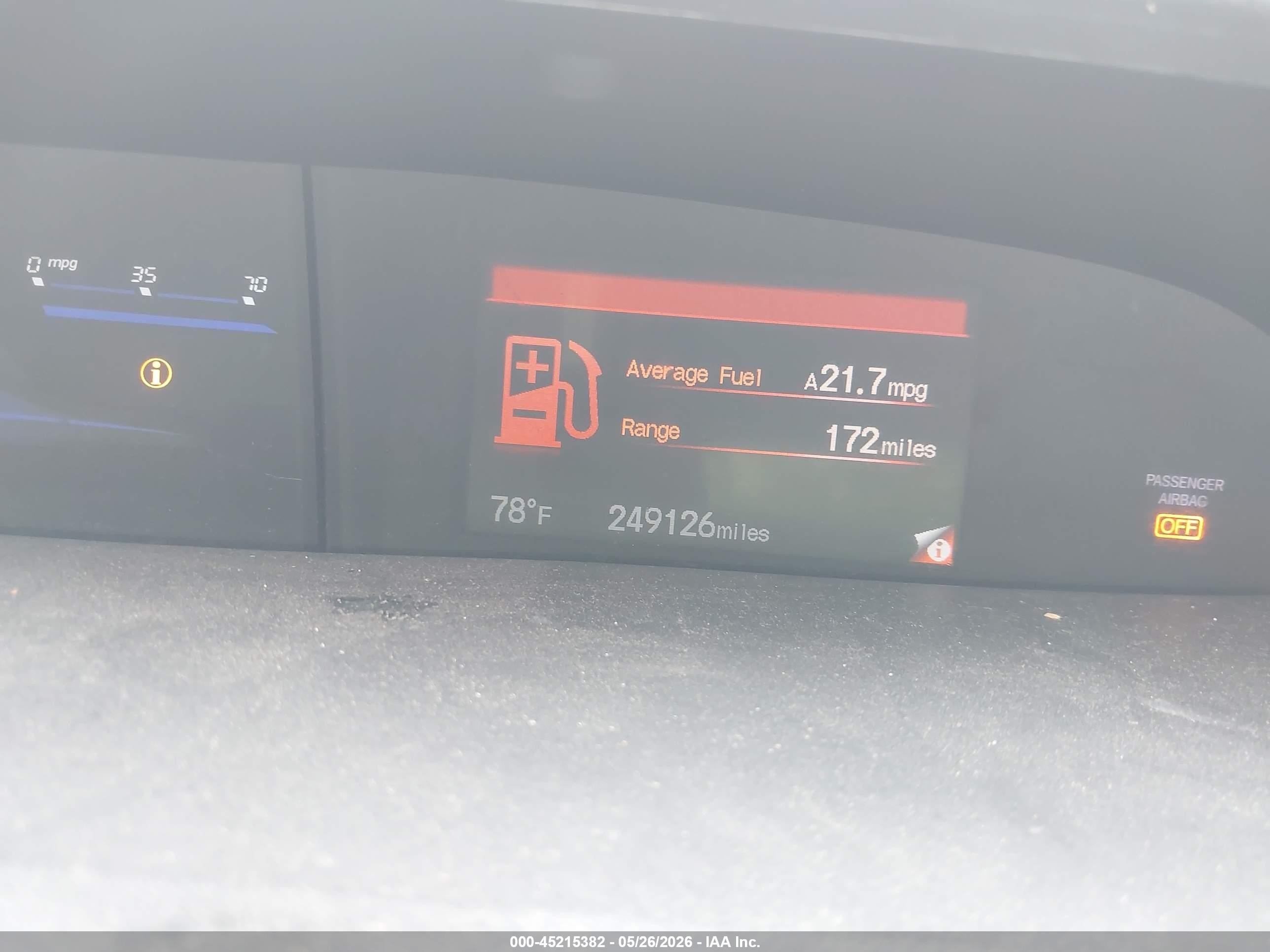 2013 Honda Civic Lx Red vin: 2HGFG3B52DH523393