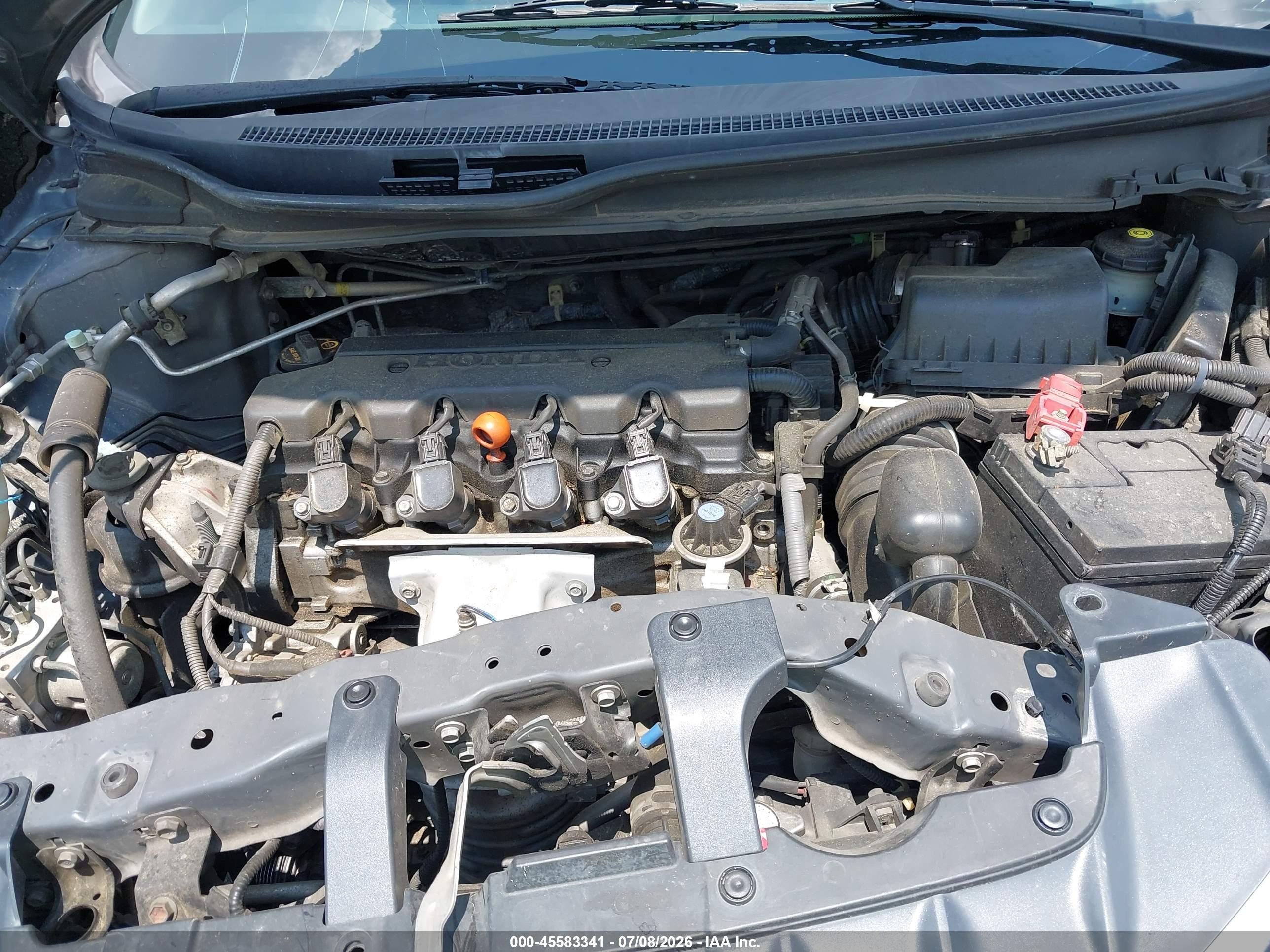 2014 Honda Civic Lx Gray vin: 2HGFG3B52EH506983