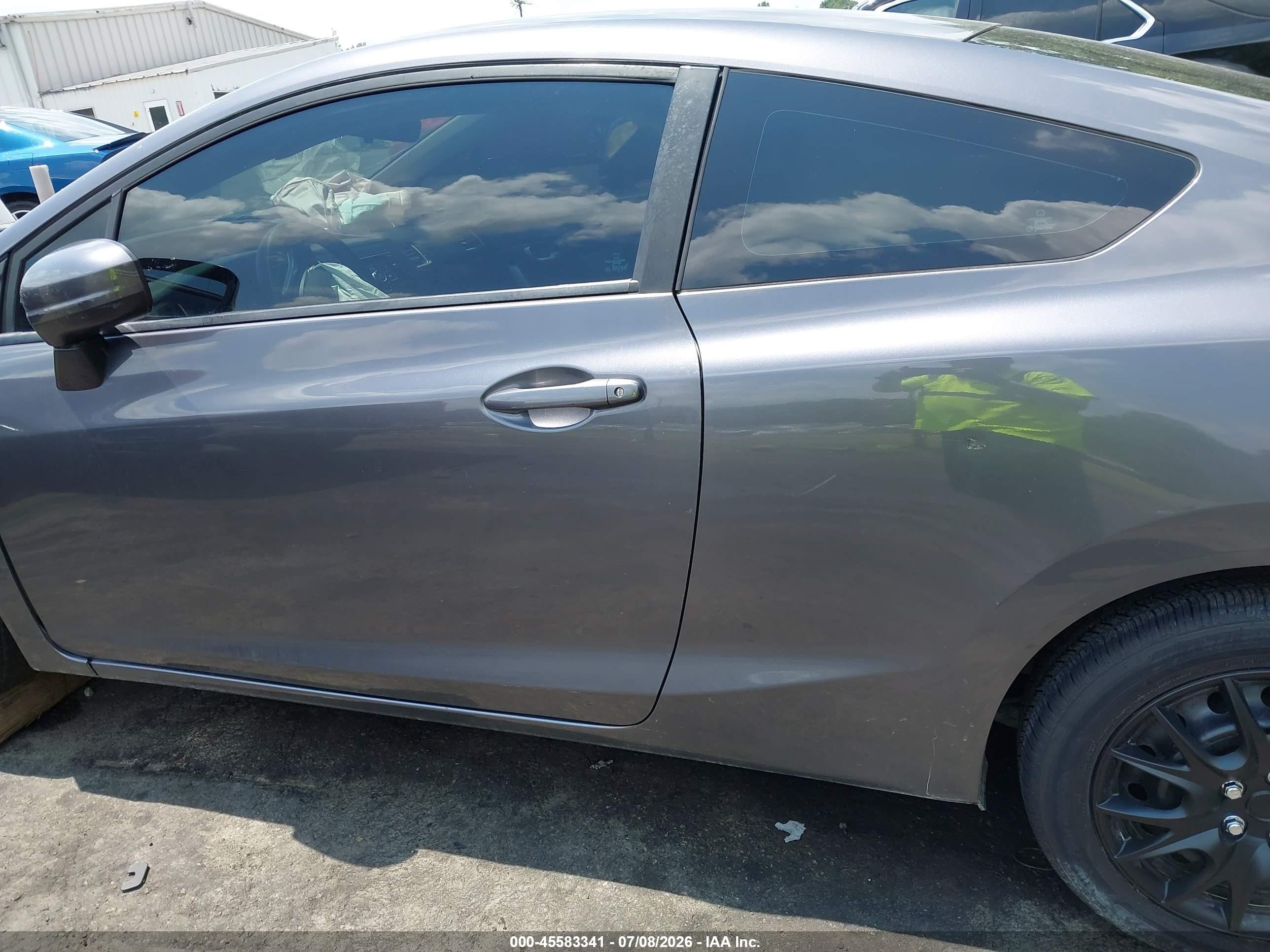2014 Honda Civic Lx Gray vin: 2HGFG3B52EH506983