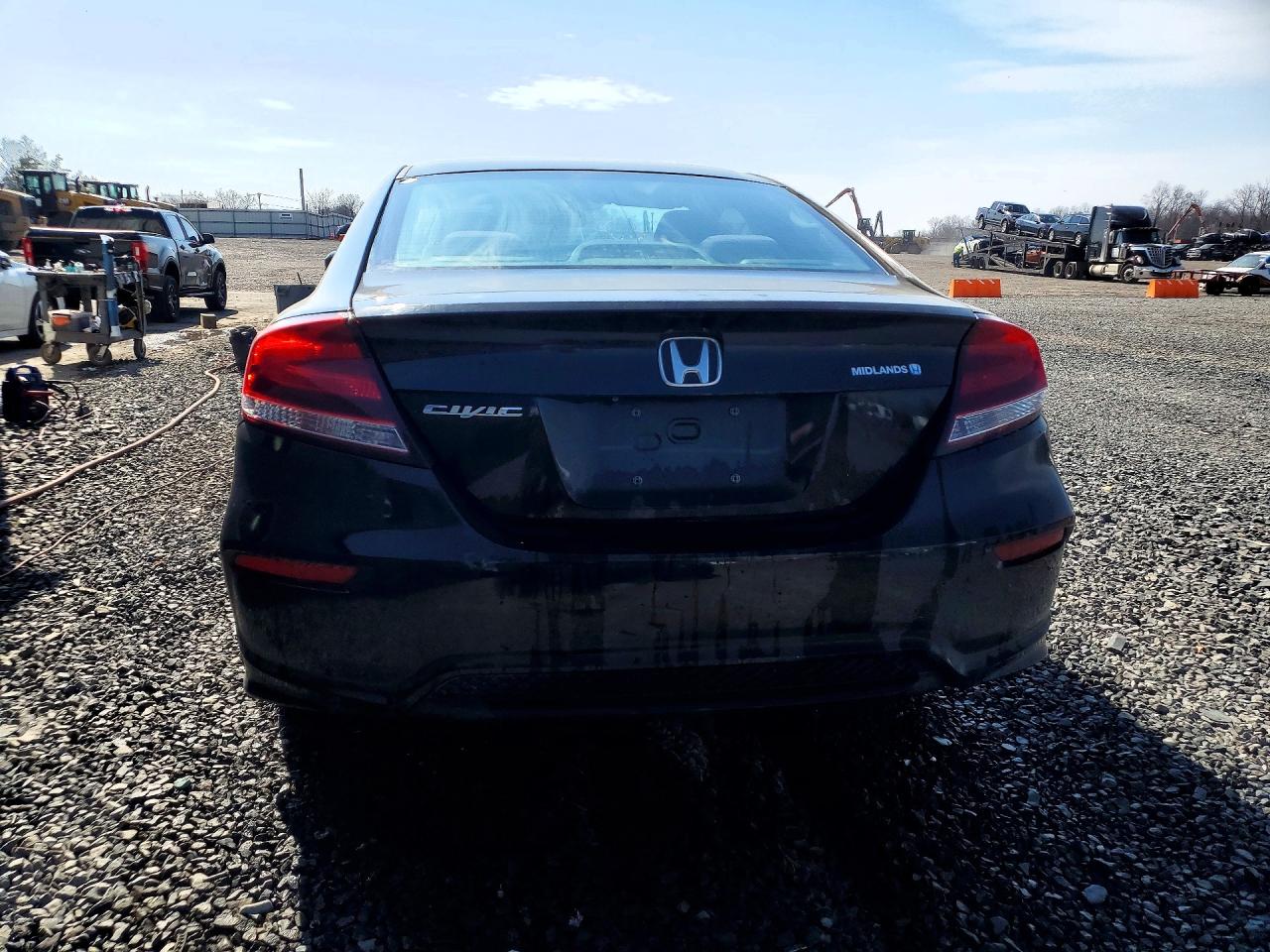2014 Honda Civic Lx Black vin: 2HGFG3B52EH519488