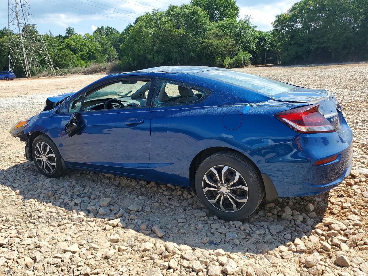 2014 Honda Civic Lx Blue vin: 2HGFG3B52EH524920