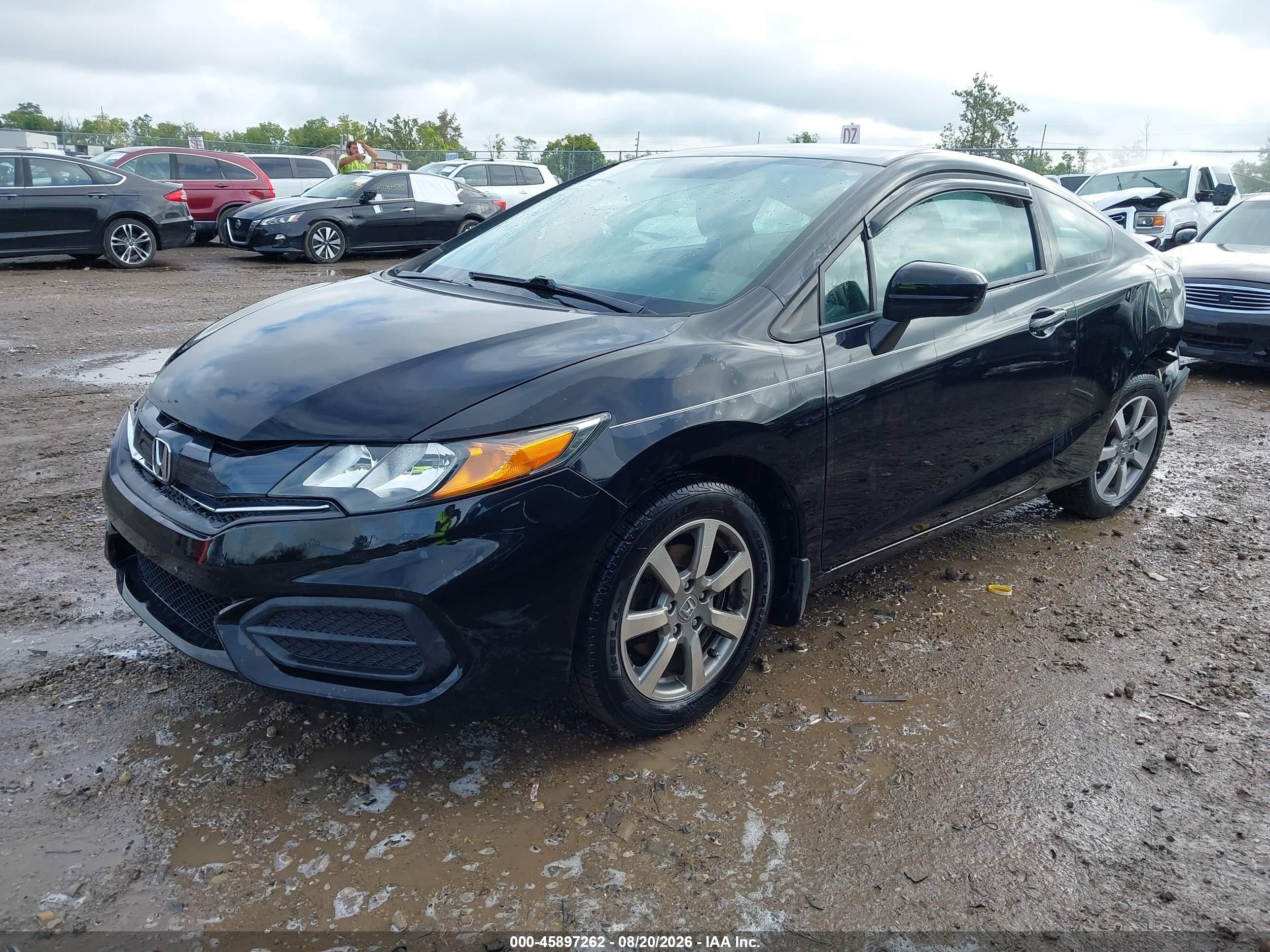 2015 Honda Civic Lx Black vin: 2HGFG3B52FH504734