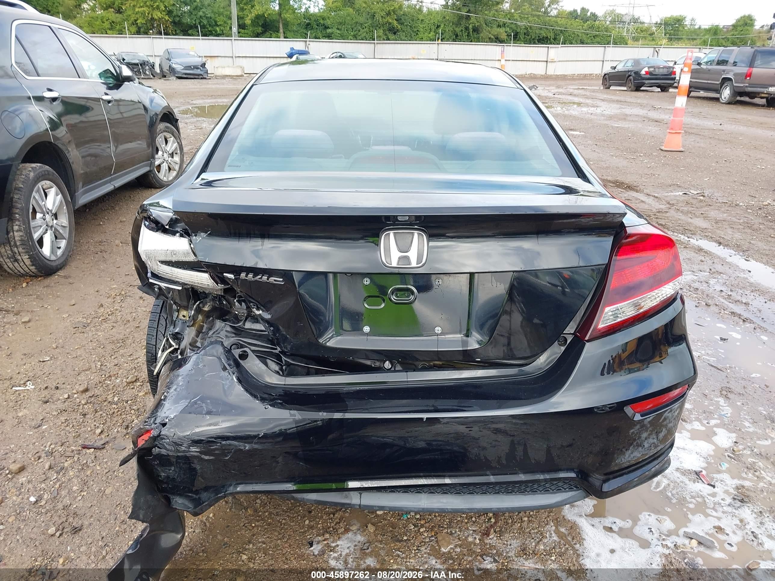 2015 Honda Civic Lx Black vin: 2HGFG3B52FH504734