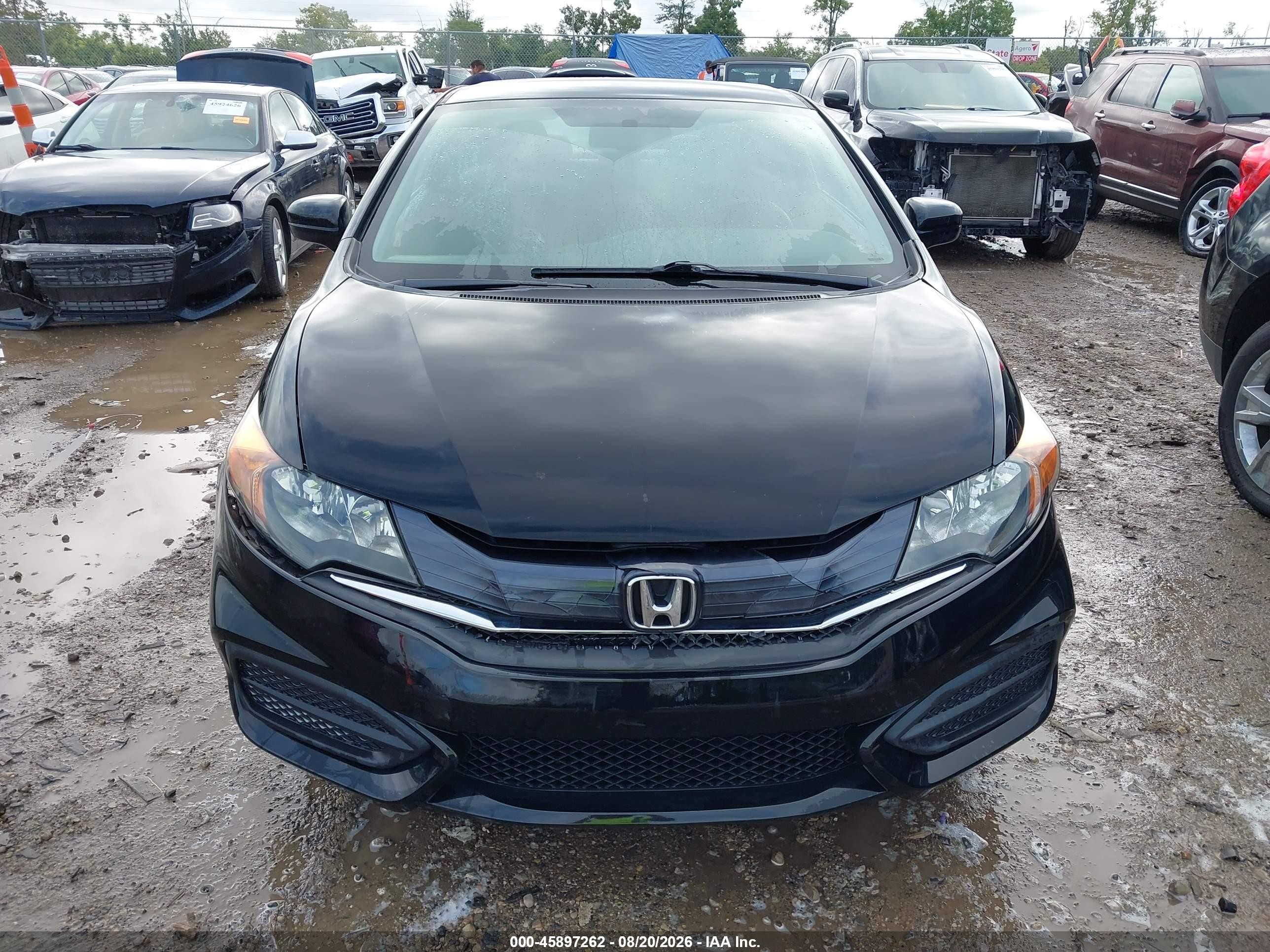 2015 Honda Civic Lx Black vin: 2HGFG3B52FH504734