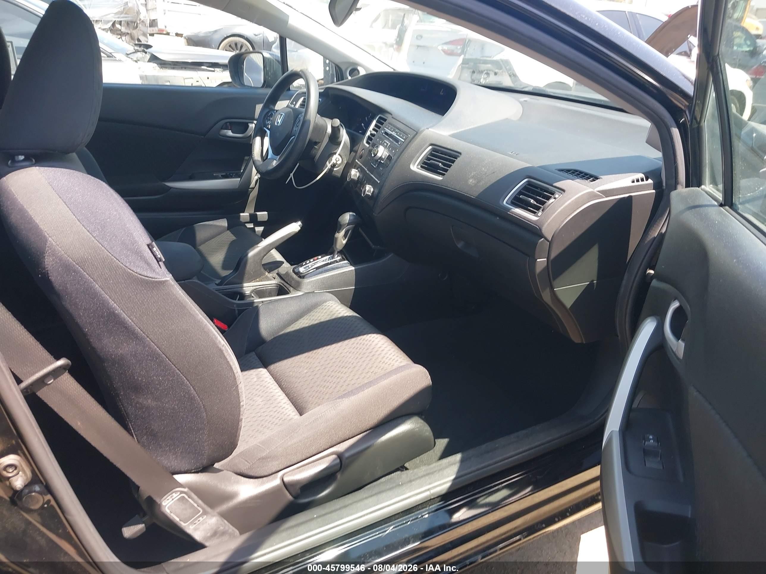 2015 Honda Civic Lx Black vin: 2HGFG3B52FH527222