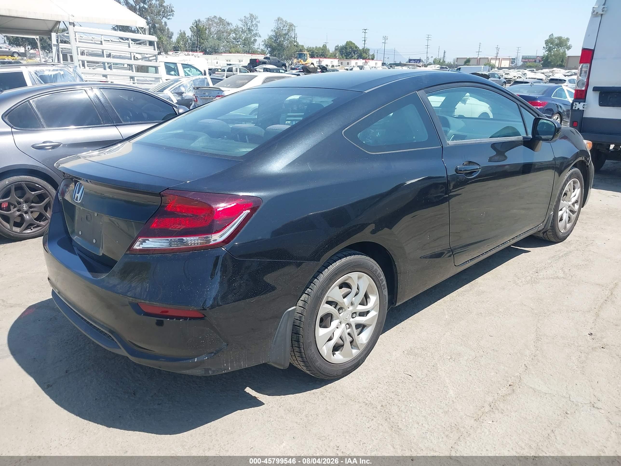 2015 Honda Civic Lx Black vin: 2HGFG3B52FH527222