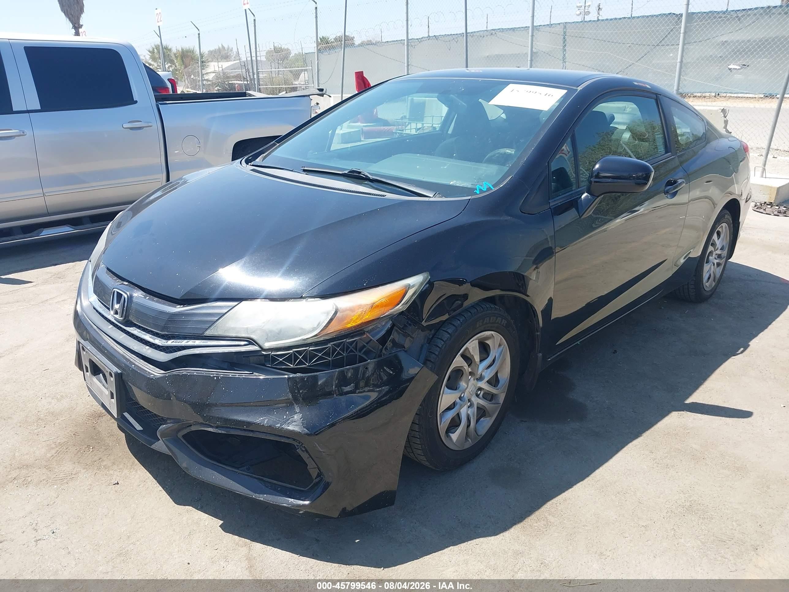 2015 Honda Civic Lx Black vin: 2HGFG3B52FH527222