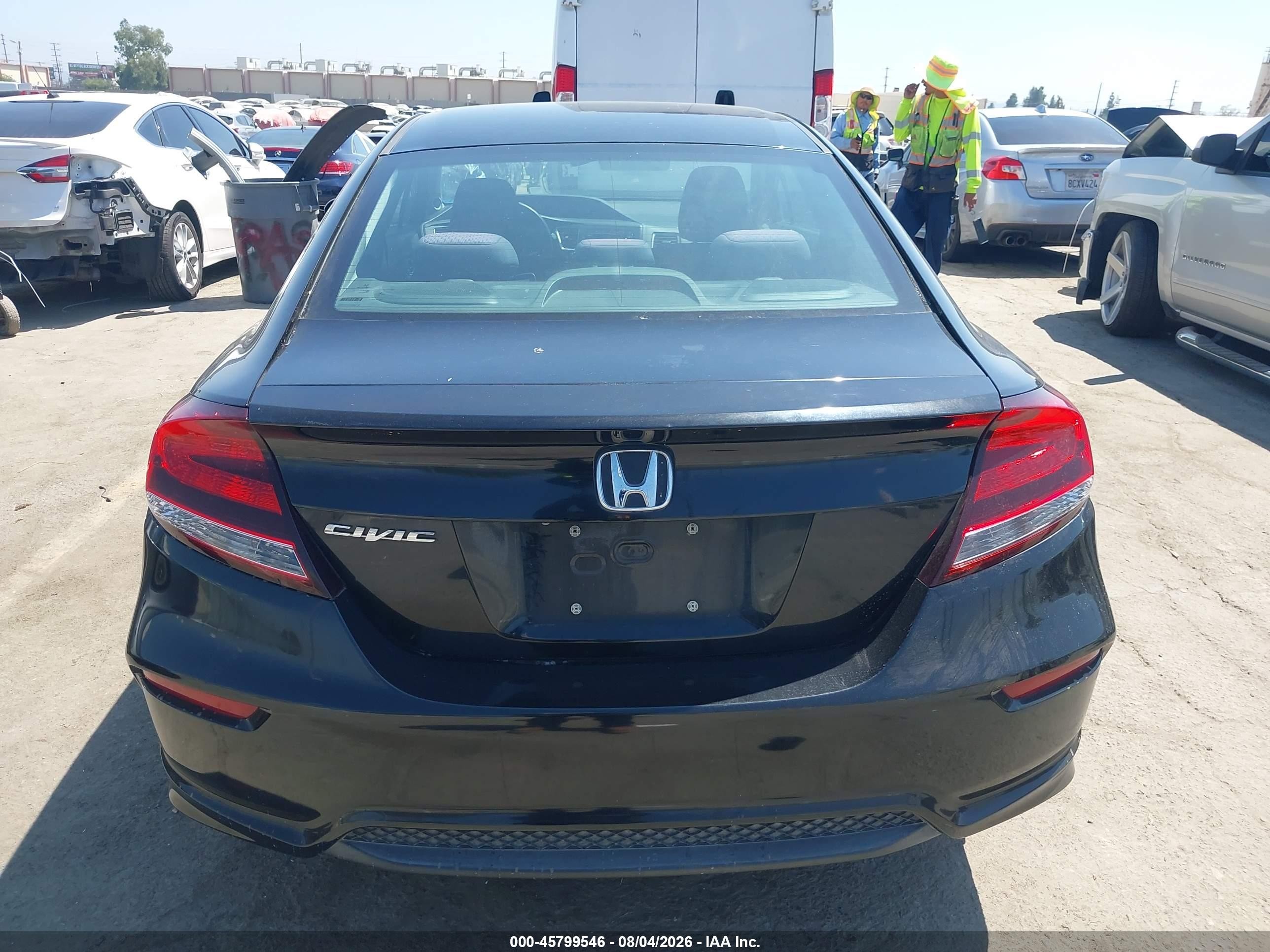 2015 Honda Civic Lx Black vin: 2HGFG3B52FH527222