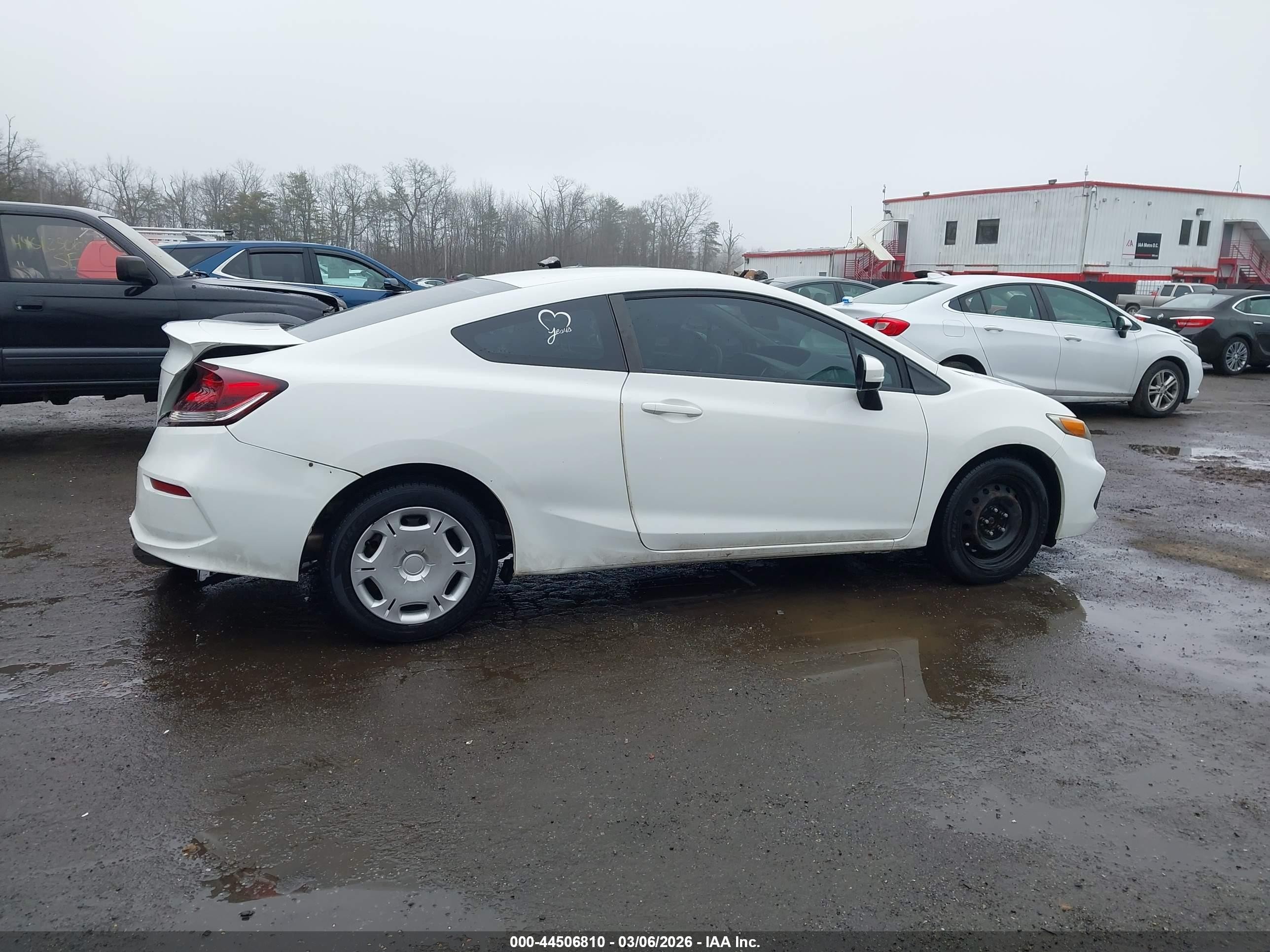 2015 Honda Civic Lx White vin: 2HGFG3B52FH533019