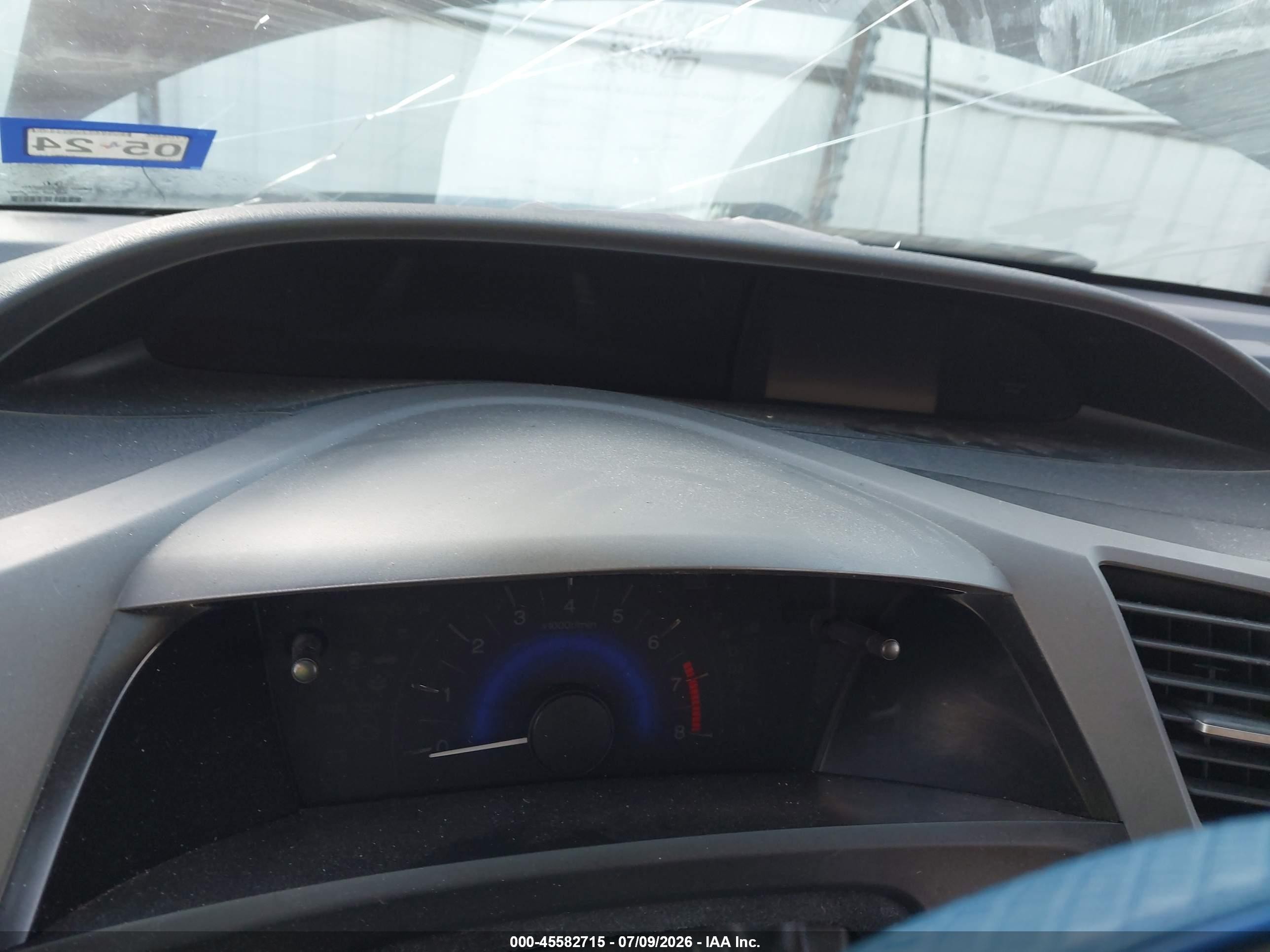 2012 Honda Civic Lx Blue vin: 2HGFG3B53CH511400