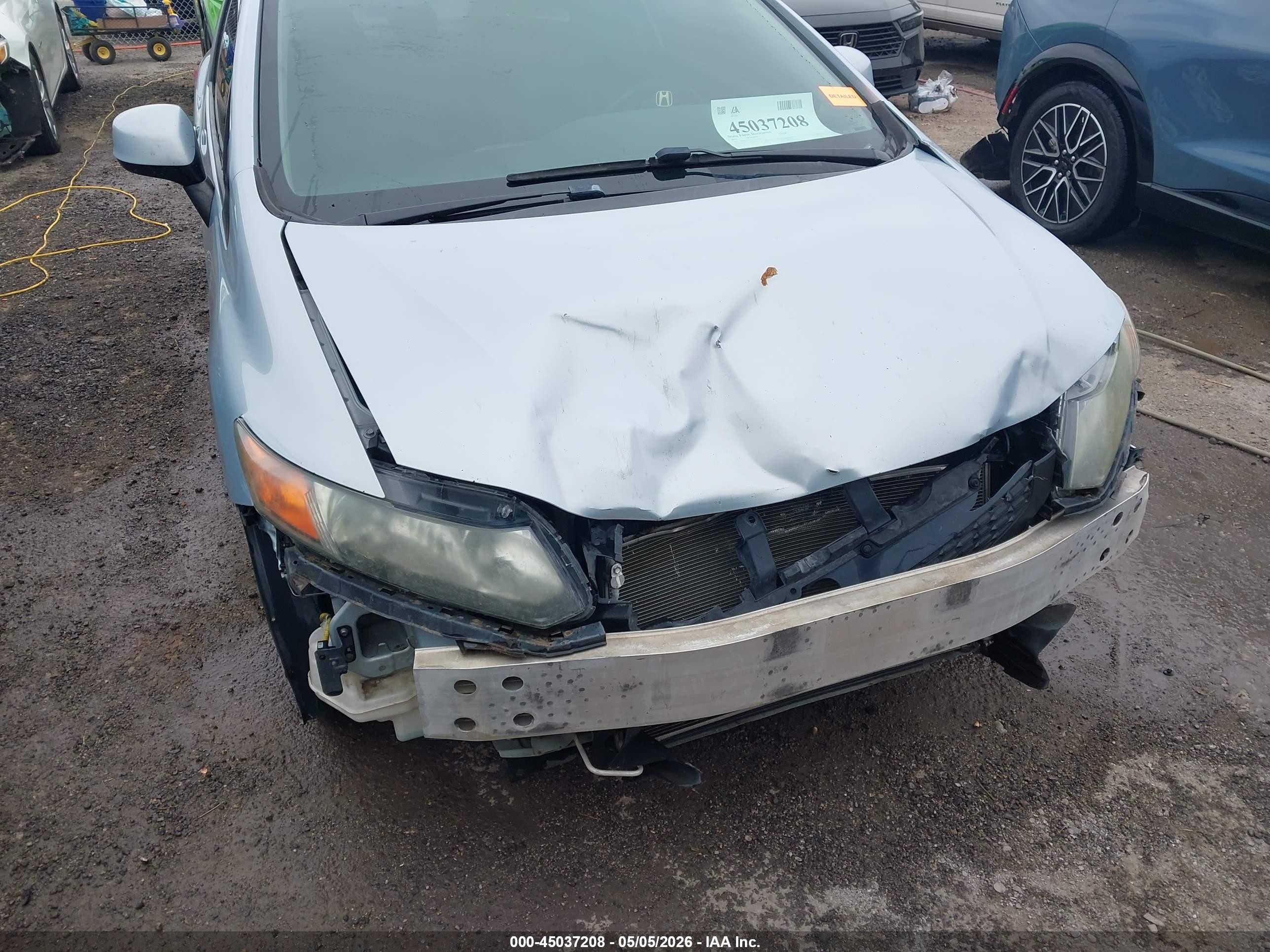 2012 Honda Civic Lx Light Blue vin: 2HGFG3B53CH514491