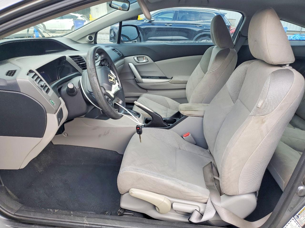 2012 Honda Civic Lx Gray vin: 2HGFG3B53CH536071
