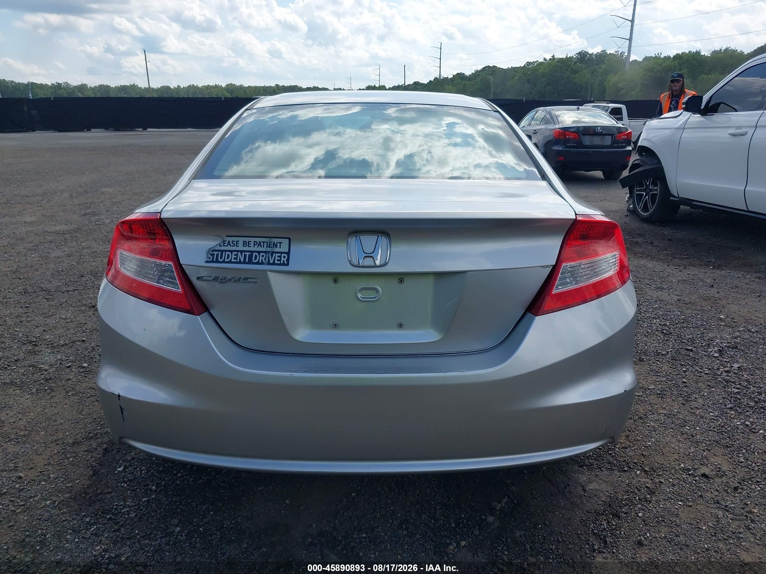 2012 Honda Civic Lx Silver vin: 2HGFG3B53CH562685