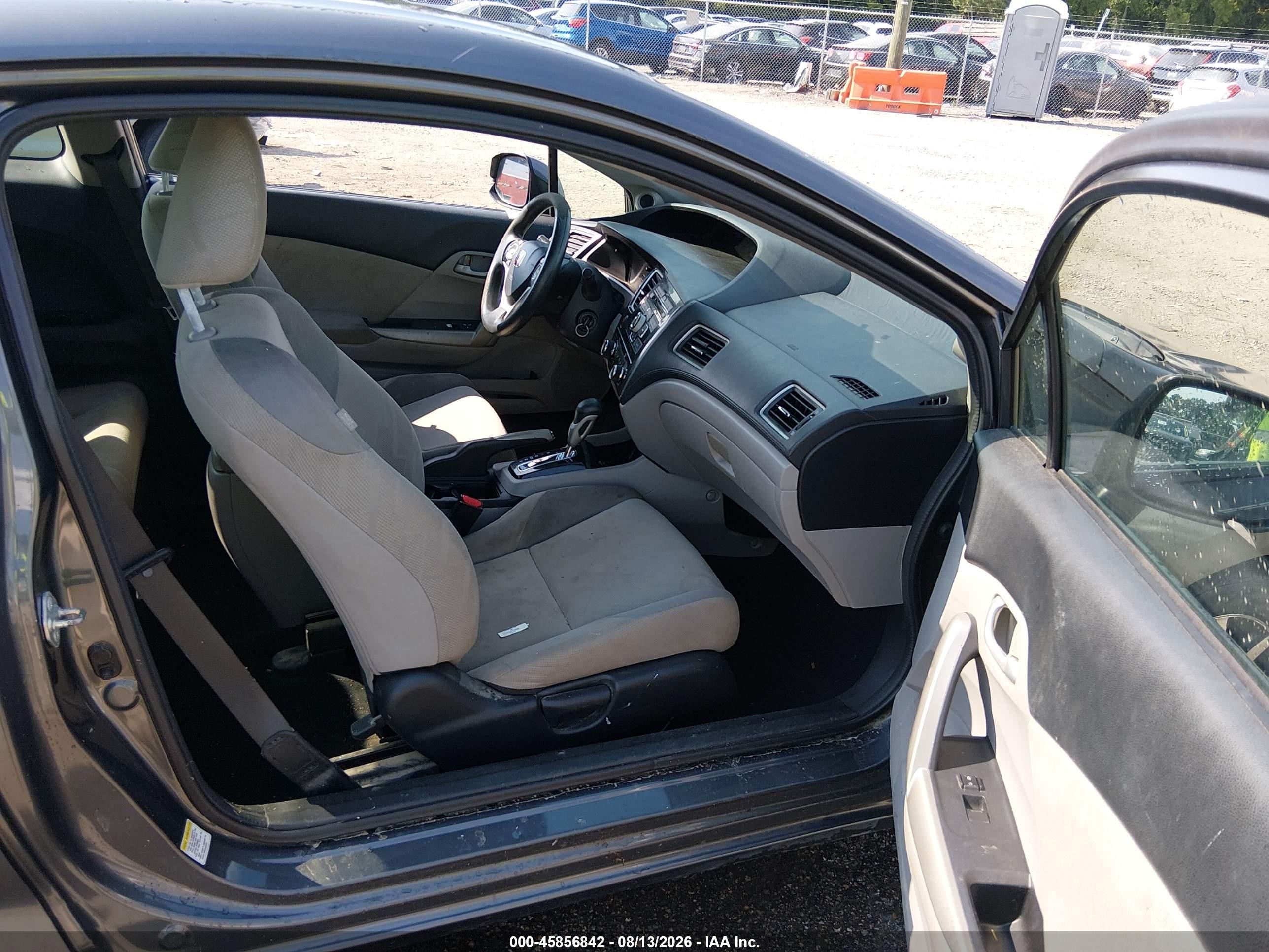 2013 Honda Civic Lx Серый vin: 2HGFG3B53DH506571