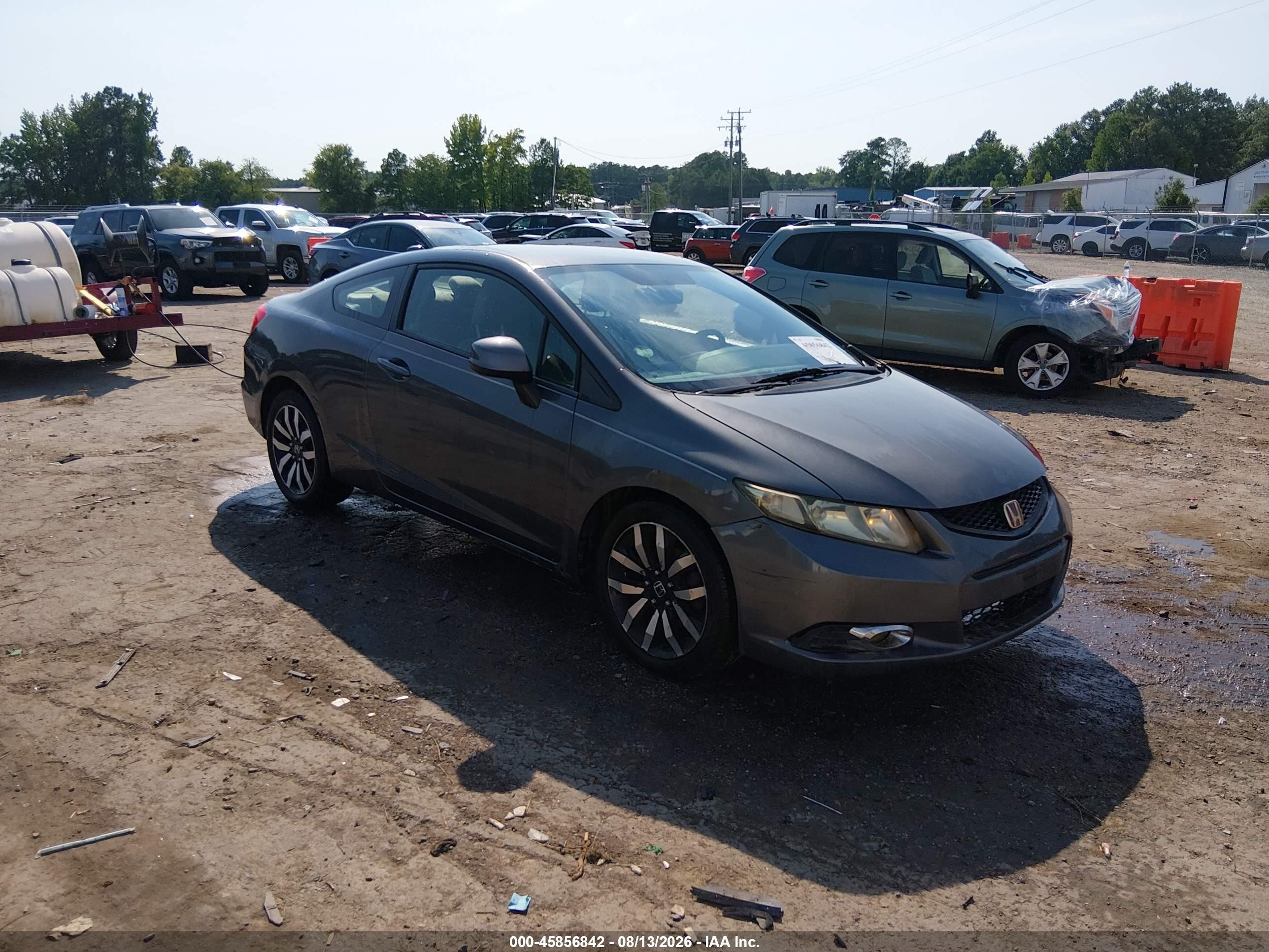 2013 Honda Civic Lx Серый vin: 2HGFG3B53DH506571