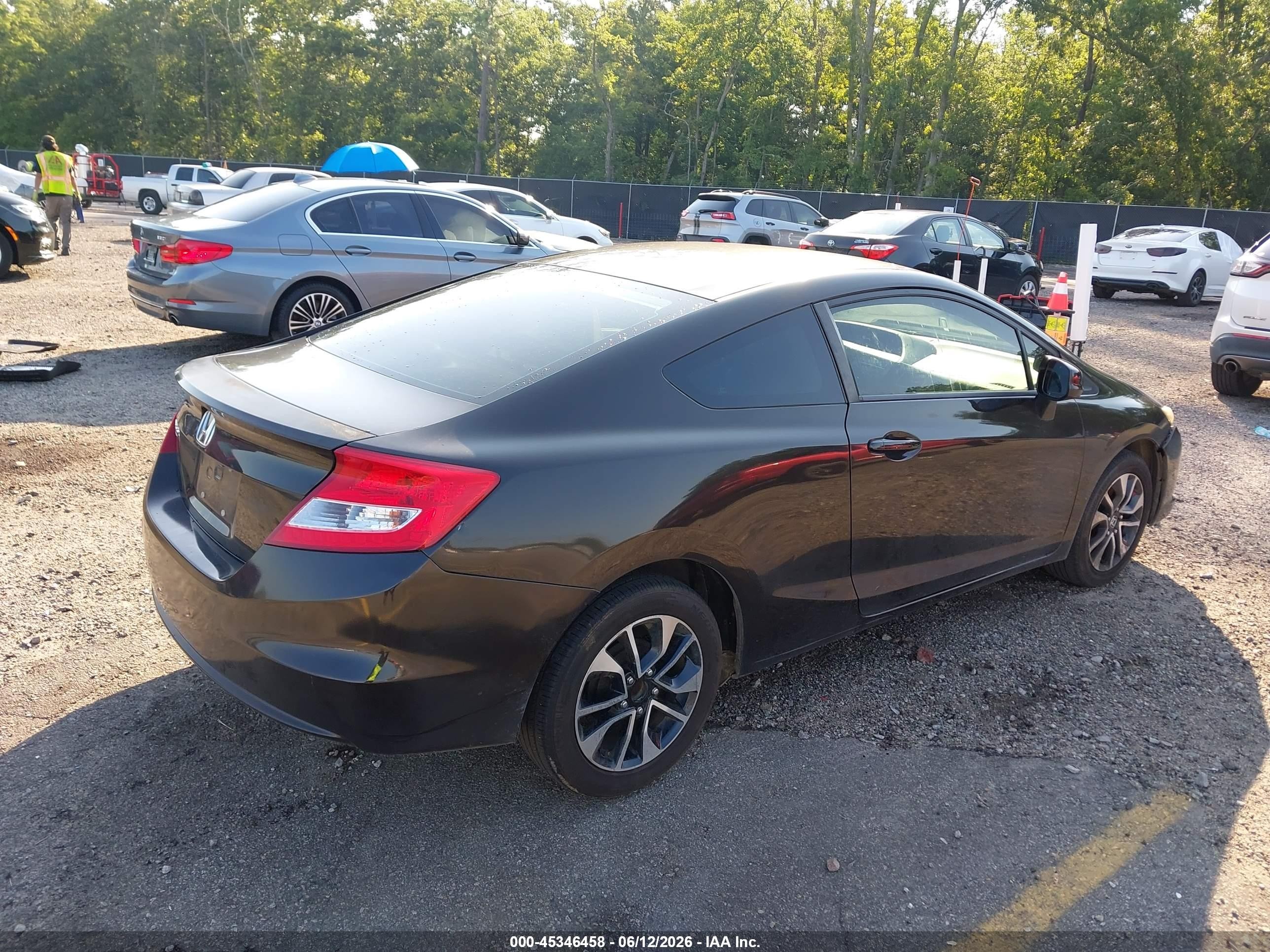2013 Honda Civic Lx Brown vin: 2HGFG3B53DH507879