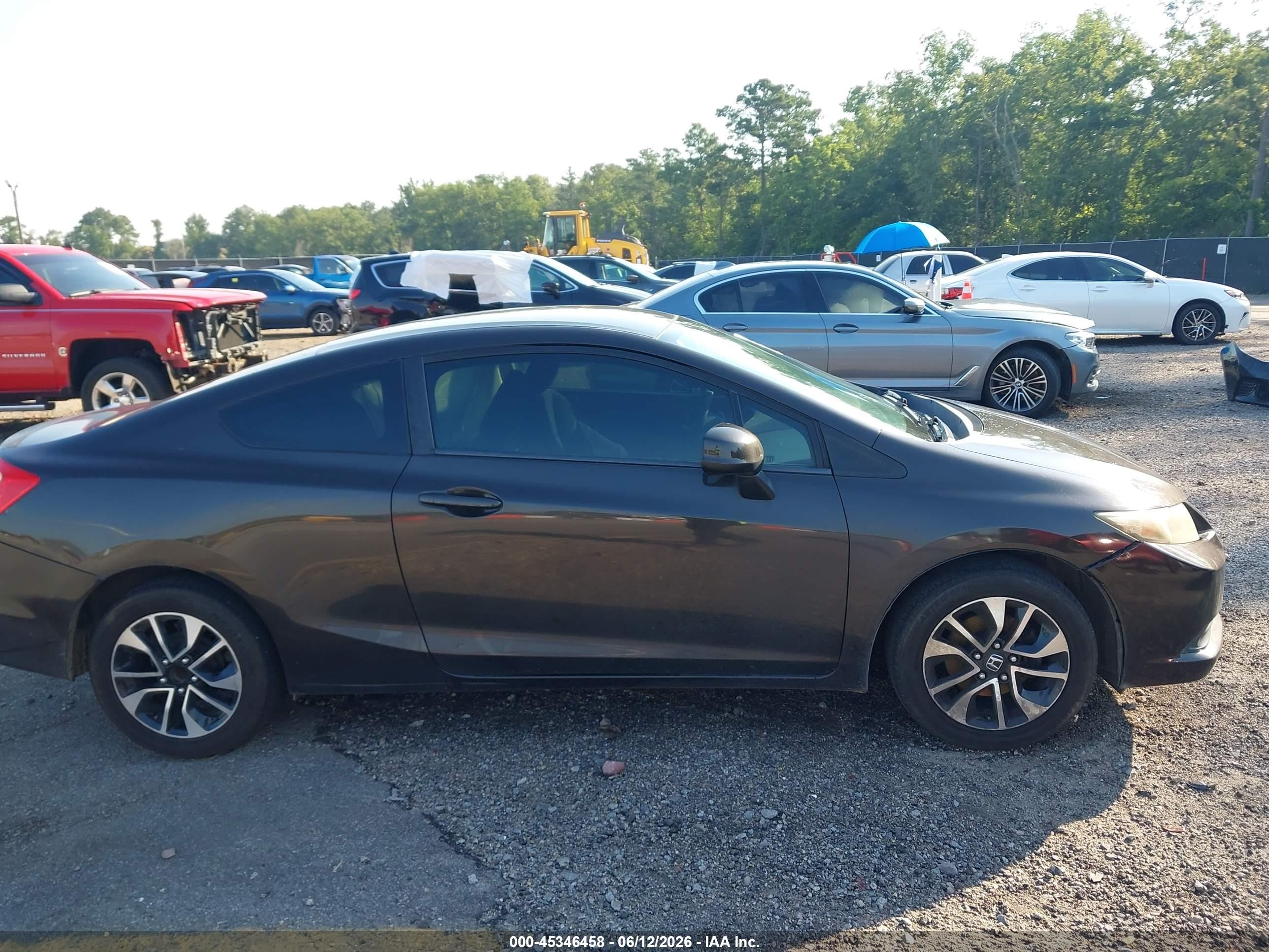 2013 Honda Civic Lx Brown vin: 2HGFG3B53DH507879