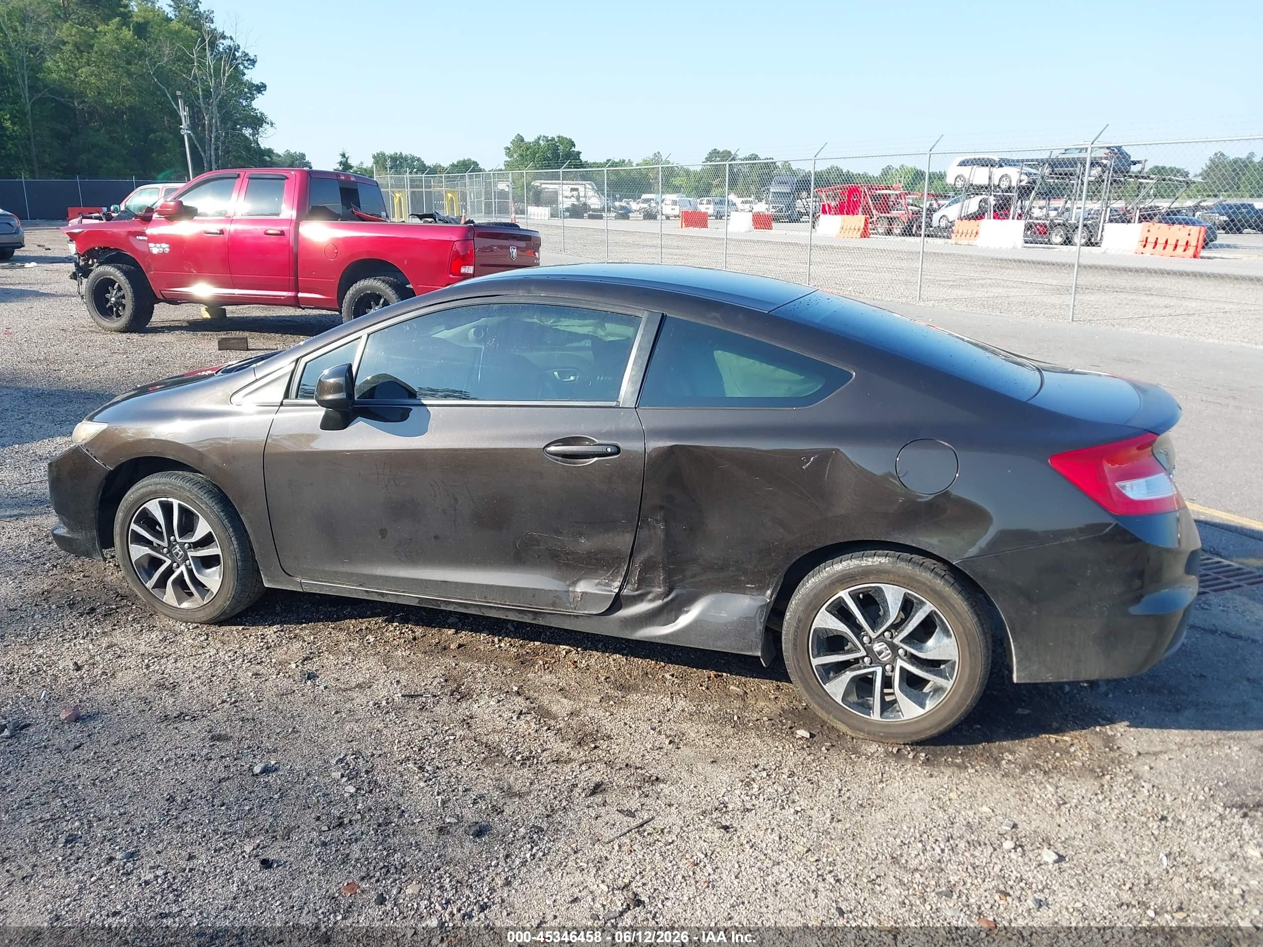 2013 Honda Civic Lx Brown vin: 2HGFG3B53DH507879