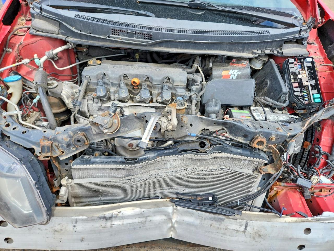 2013 Honda Civic Lx Красный vin: 2HGFG3B53DH508644
