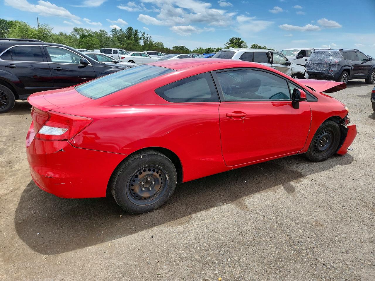 2013 Honda Civic Lx Красный vin: 2HGFG3B53DH508644