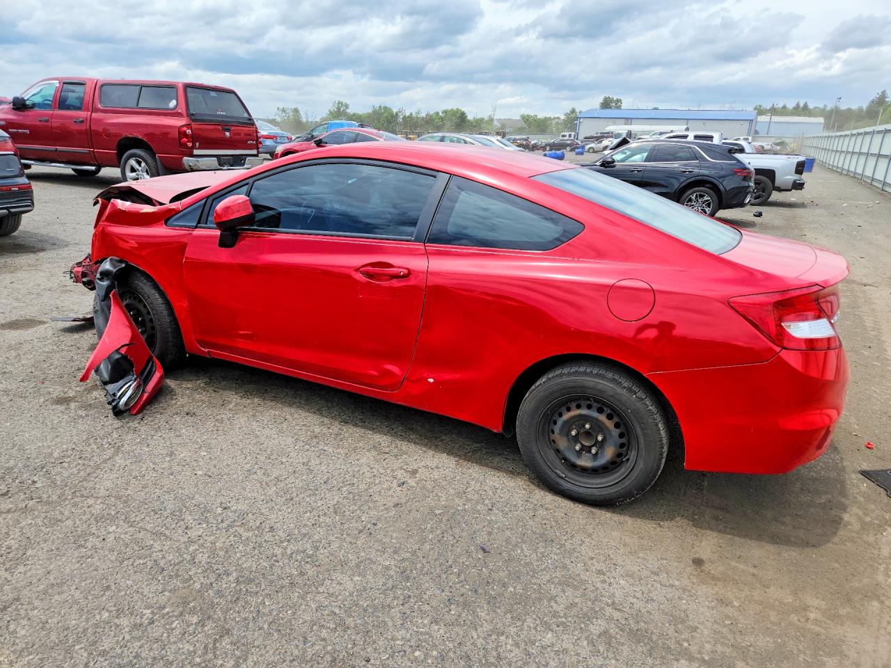 2013 Honda Civic Lx Красный vin: 2HGFG3B53DH508644