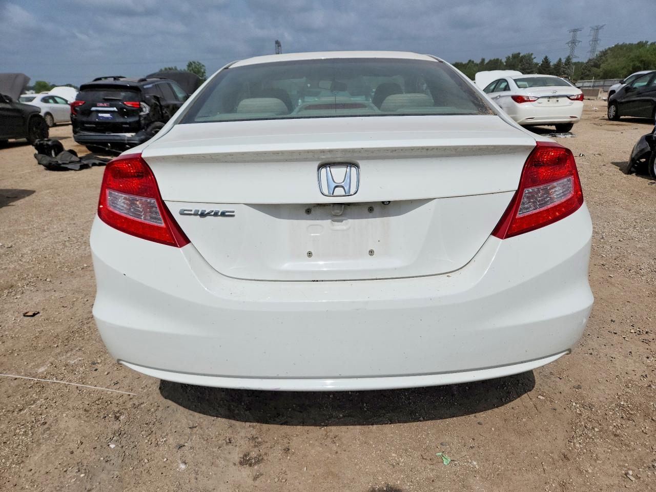 2013 Honda Civic Lx White vin: 2HGFG3B53DH509177