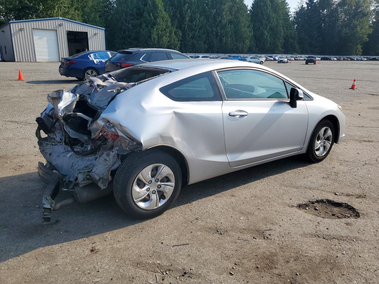 2013 Honda Civic Lx Серебряный vin: 2HGFG3B53DH511950