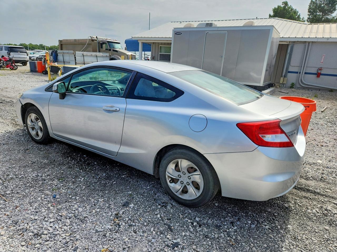 2013 Honda Civic Lx Silver vin: 2HGFG3B53DH512886