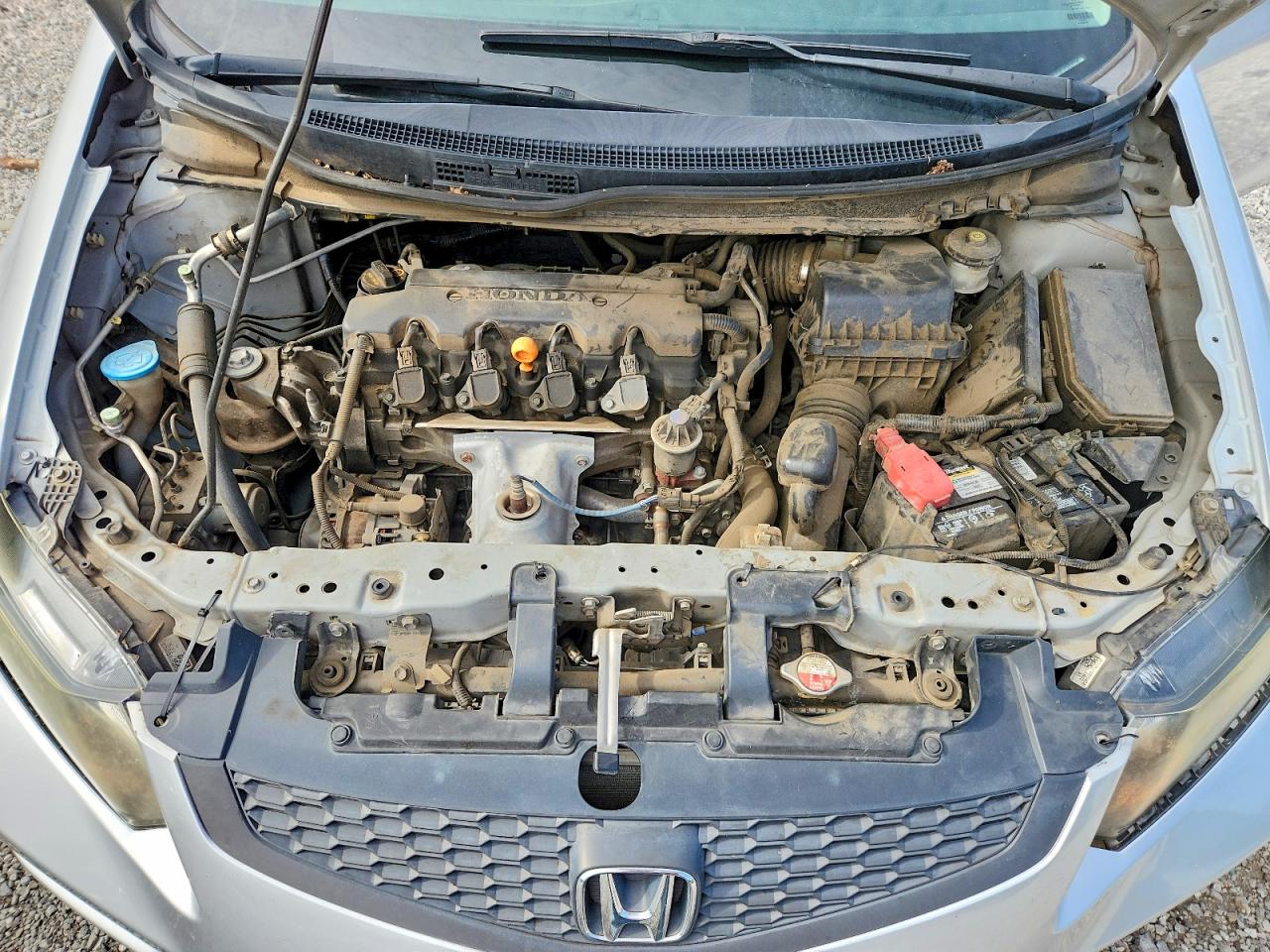 2013 Honda Civic Lx Silver vin: 2HGFG3B53DH512886