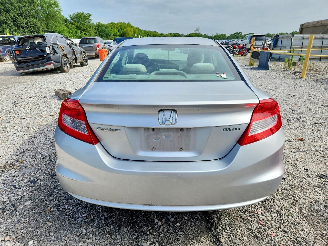 2013 Honda Civic Lx Silver vin: 2HGFG3B53DH512886