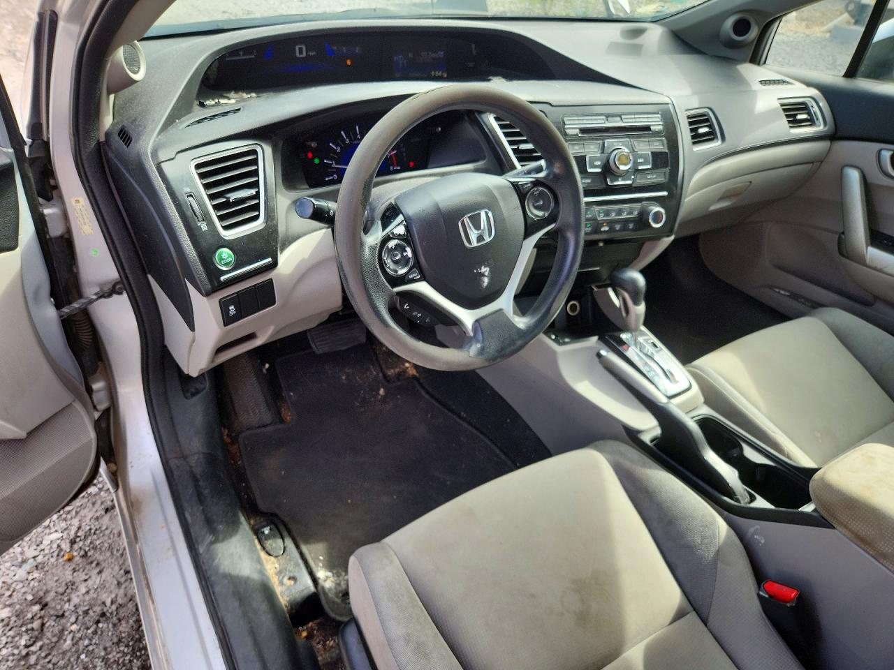 2013 Honda Civic Lx Silver vin: 2HGFG3B53DH512886
